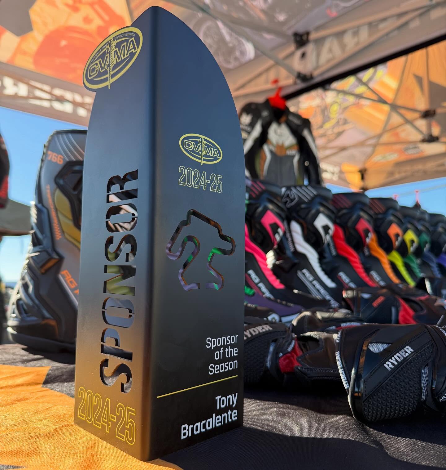 Humbled & Honored by CVMA. Ryder Gear loves this family. From the bottom of my heart Thank You 🙏- Tony #cvmaracing #rydergear