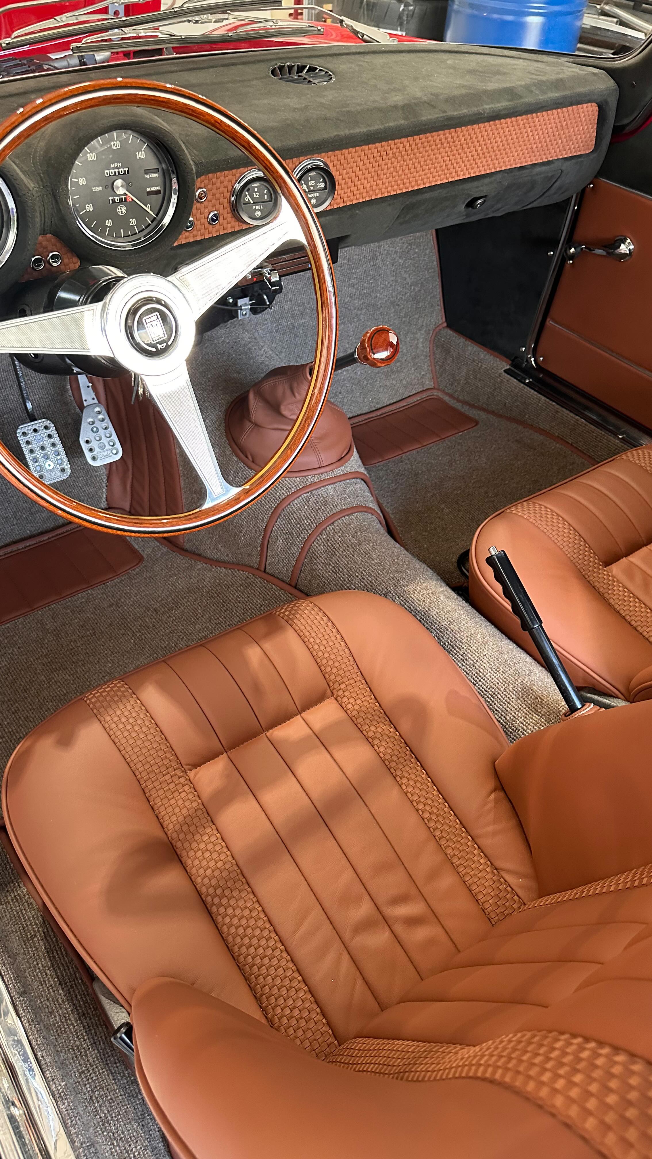 More beauty shots from the Alfa project. Many thanks to @andrewruiz11 @dino_motorsports and @phillyfil.w for letting us be part of this masterpiece!
✅custom leather seats with woven leather accent
✅Alcantara wrapped dash with woven leather accents
✅custom rear seat delete
✅custom trunk and flooring using ultra weave carpet
✅wrapped door cards
✅modified headliner
✅custom lumbar pillow
✅one badass car
#alfaromeo #alfa #lasvegas #vegas #henderson #northlasvegas #nevada #utah #autointerior #upholstery #thehogring #handmade #arizona #customupholstery #custominterior #customautointerior @relicateleather @apexautoleather