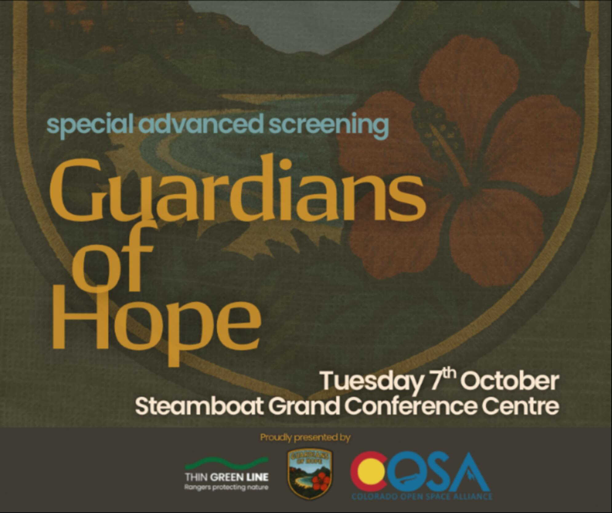 Hey everyone — I’m so excited to share that I’ll be hosting a special advance Colorado screening of Guardians of Hope 🎥 for the COSA crowd in Steamboat Springs!
📆 Tuesday, Oct 7 • 3:30 PM
📍 Steamboat Grand Conference Center
This is an early peek just for COSA conference attendees before our first main U.S. screening in Louisville on Sat, Oct 11.
If you’re at COSA this week, I’d love to see you there. Let’s watch, reflect, and celebrate the work of rangers protecting wild places and hope itself.
#GuardiansOfHope #COSA2025 #OpenSpace #Rangers #Conservation #SteamboatSprings #coloradoopenspace