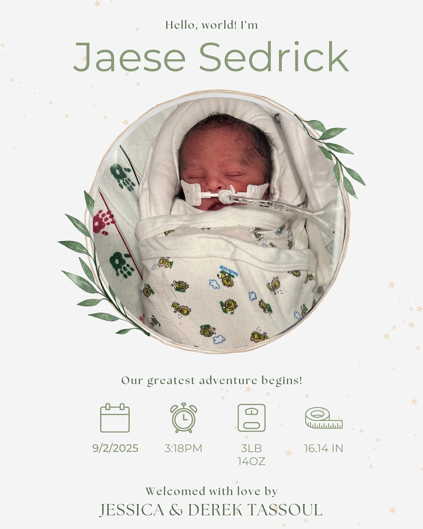 Our greatest adventure begins!
A little over a month ago we had to pause operations due to a medical emergency that led to hospitalization. Now that our family is through the thick of it, we’re happy to share that our rainbow baby is here🌈! Jaese Sedrick is everything we dreamed of and although he’ll be in the NICU for a little bit he is thriving 💙
While we work on getting him home, part of the journey includes easing back into things we like to do including Greenhaven. So we’ll be resuming operations very soon. But until then, be sure to shop with our community partners (see last photo)
Thank you for supporting our small business and we look forward to reopening in the coming week.
#shopgreenhaven #smallbusiness #familybusiness #ecofriendly