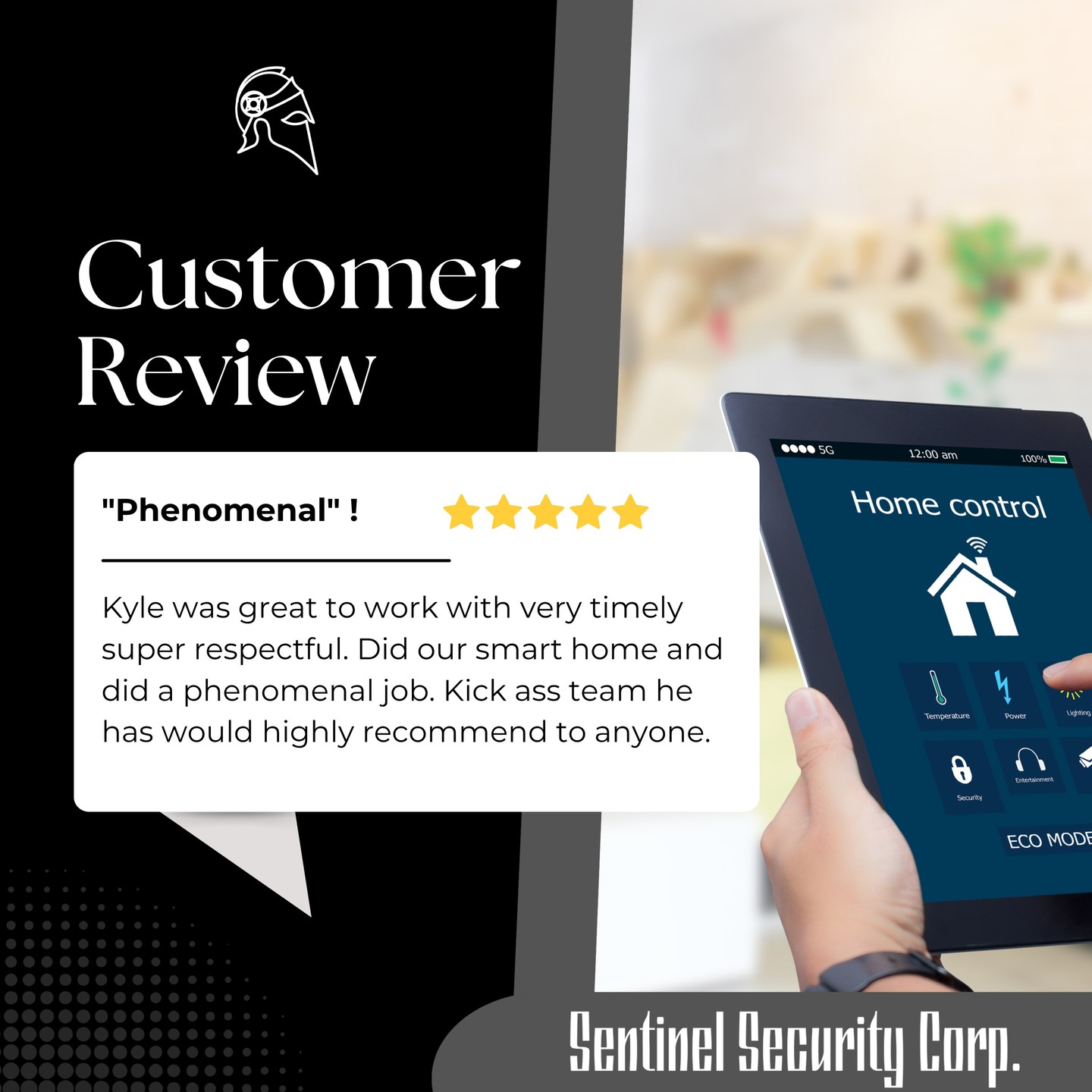 We can't thank our customer enough for taking the time out of their day to leave us such a wonderful review. Your kind words mean a lot and we take pride in our work! Thank you again for this review .
If you're interested in keeping your home or business safe and secure contact us today by visiting our website : sentinelsecurity.tech
#homesecurity #securitysystem #security #smarthome #surveillance #securitycamera #accesscontrol #securitycameras #technology #safety #camera #home #alarm #smartlock #alarmsystem #smarthometechnology #longisland #smallbusiness #businessowner #commercial #residential