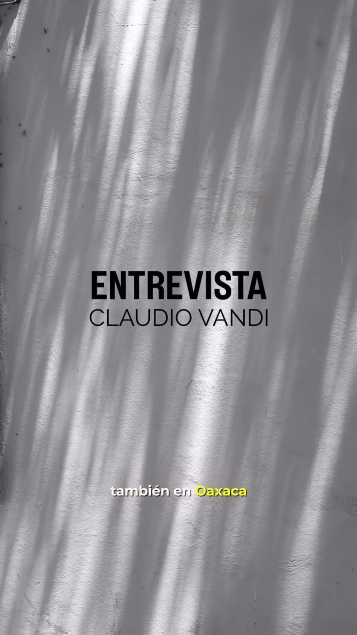¿Qué pasa cuando un artista llega a Oaxaca desde otro país y encuentra en esta ciudad un lugar para crear?
Claudio Valdi nos lo cuenta en esta segunda parte de su entrevista: su exposición “Viernes”, su experiencia como extranjero en la ciudad y cómo ha sido mostrar su trabajo en el circuito artístico local.
.
.
.
#fotografíaartistica #arteoaxaca #artemexico #rodolfomorales #pinturaoaxaqueña #museodelospintoresoaxacaqueños #galeriaoaxaca