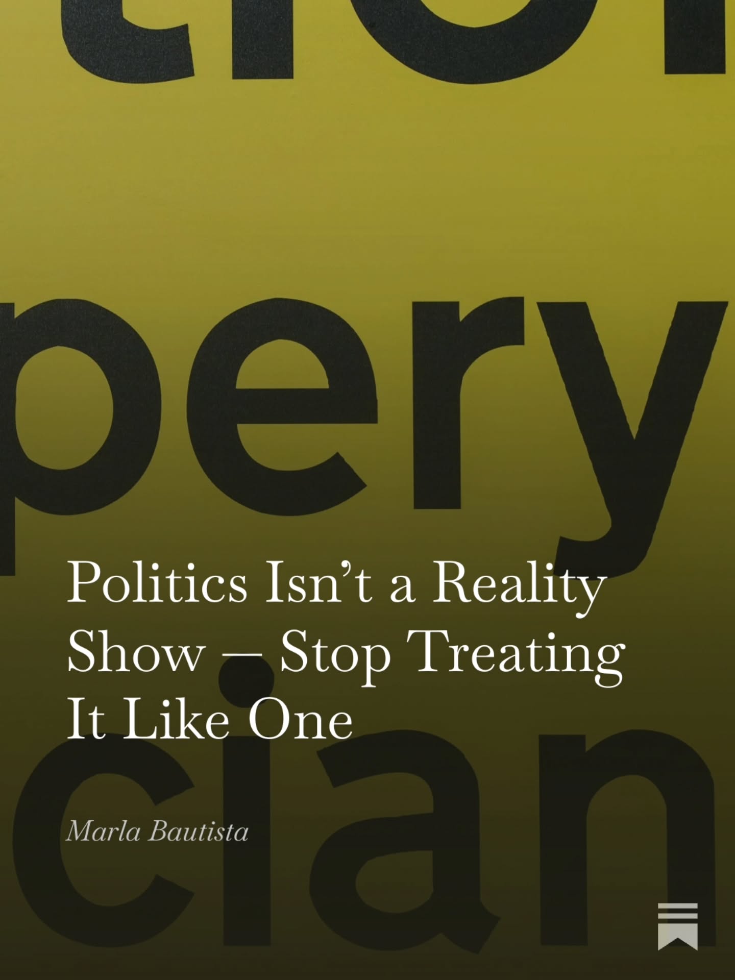 Politics isn’t a stage. Yet influencers are running for office like it’s the next step in their brand strategy. Fame isn’t leadership. Likes don’t pass laws. We need public servants, not celebrities chasing clout.
Read my formal read on #Substack🤣 #Linkinbio
#Politics #PublicService #Leadership