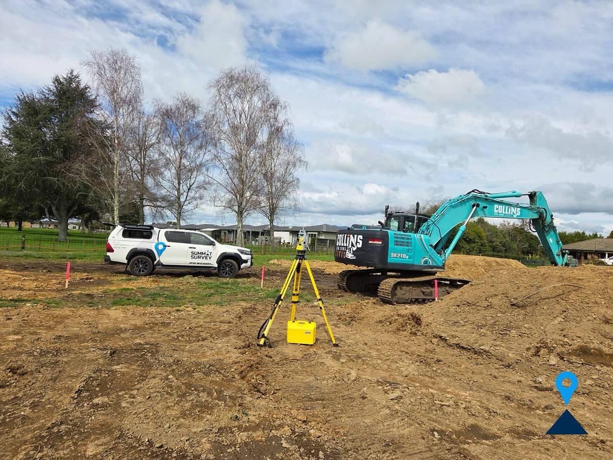 📍 On Site in Cambridge
We’re excited to be teaming up with @collinsandsonslimited on this new subdivision project in Cambridge.
Our team is providing survey support to help keep the earthworks and construction moving smoothly - streamlined precision, every time.
#SummitSurvey #SurveyingNZ #ConstructionSurveying #Cambridge #Subdivision #CollinsAndSons #SummitTeam #PrecisionInAction