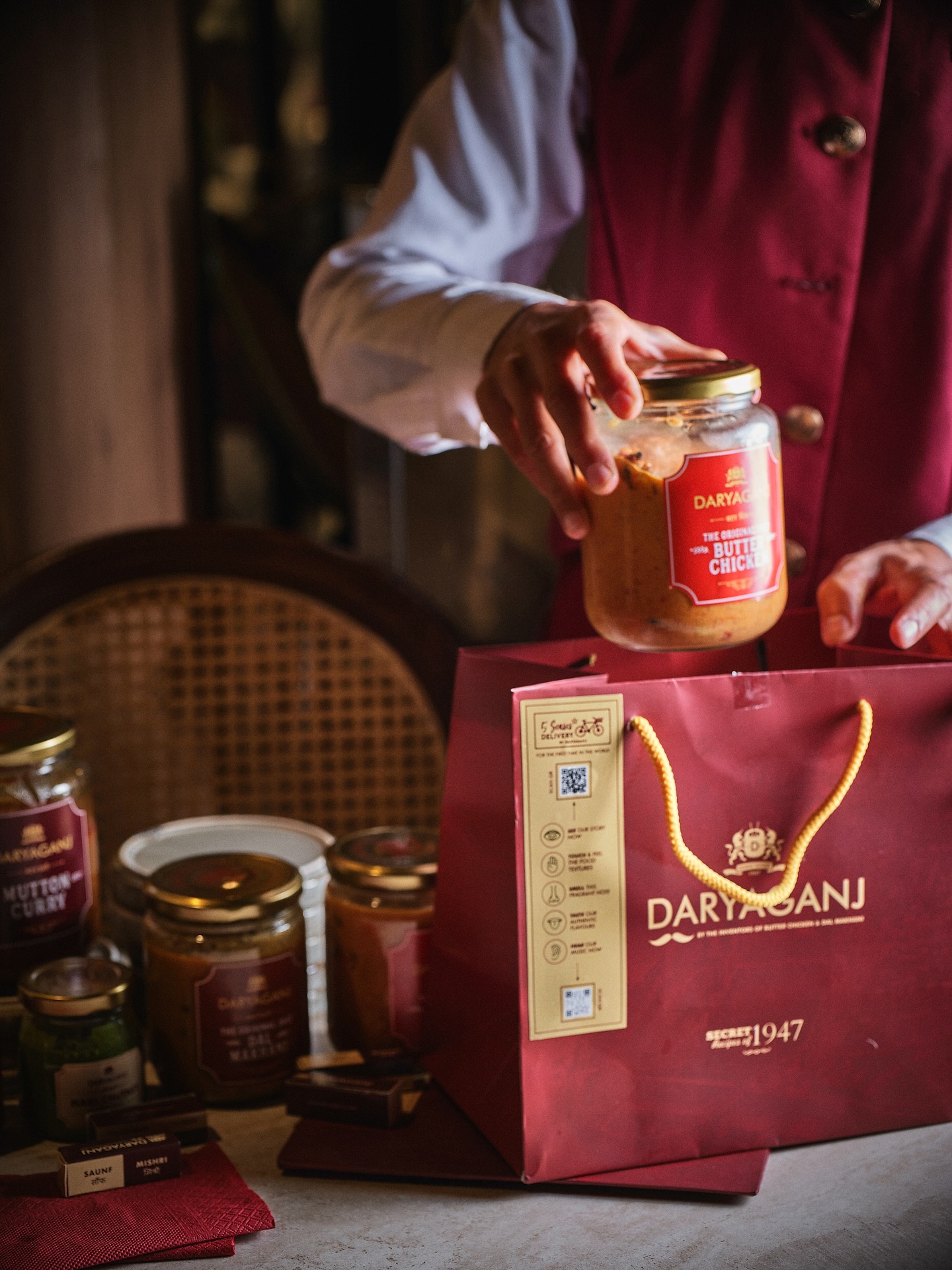 Good food. Great conscience.
Your favorite Daryaganj curries now come in 100% reusable glass jars — no plastic, no waste, just pure flavor. 🌿
From our kitchen to your home, every order is packed with care and crafted to travel beautifully.
Exclusively on GrabFood — taste heritage, delivered sustainably.
📍 Park Plaza, 9 Sukhumvit Soi 18
📞 +66 2 658 7077 | +66 88 642 4477