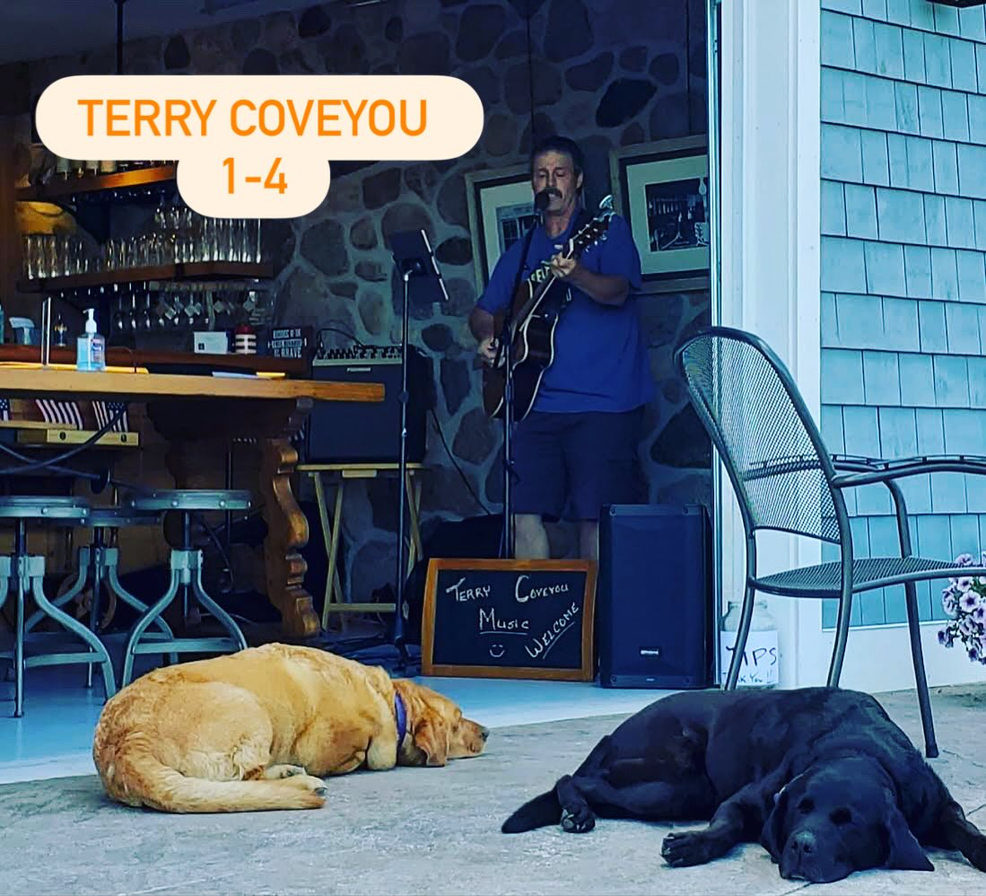 @terrycoveyoumusic wraps up our live music for the fall from 1-4 pm today!! Stop by for some great live tunes, fall colors, and great drinks! Open from 11-9pm today!