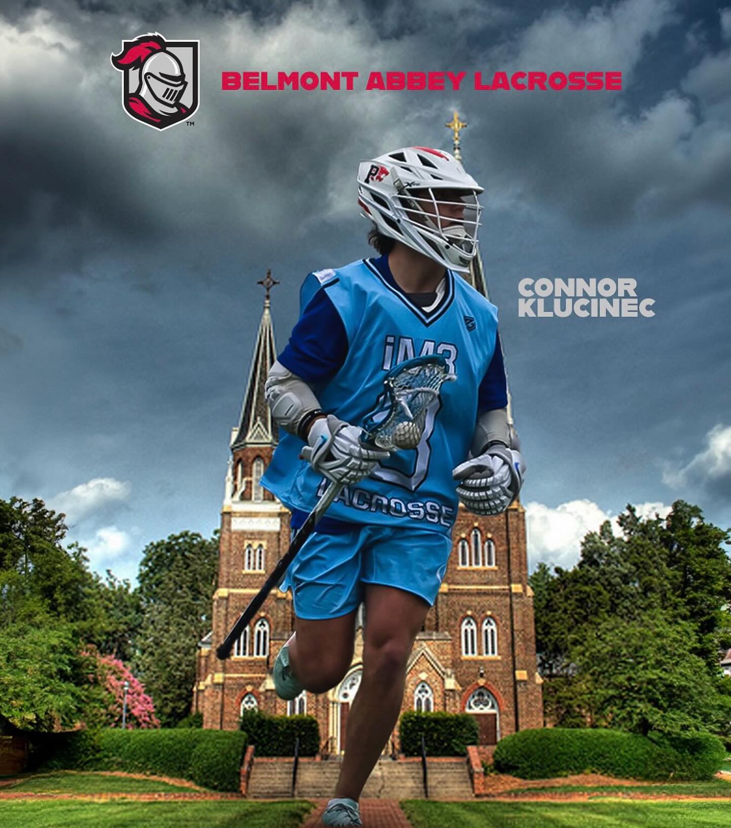 Congratulations to iM3 Lacrosse 2026 Connor Klucinec on continuing his academic and athletic career at Belmont Abbey! #lacrosse #lacrosseplayer