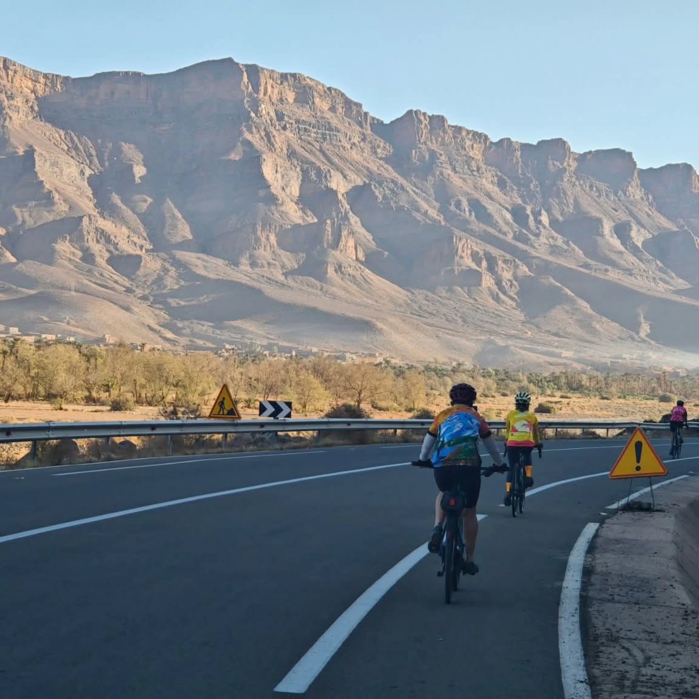 WeADVENTURE Atlas Mountain to Sahara is officially underway!
This brand-new tour is fantastic so far!
Morocco is an adventurer's dream. This ultimate road cycling tour takes our riders from the soaring 7,500ft Tichka Pass (North Africa's highest!) down to the edge of the mighty Sahara Desert.
Expect breathtaking roads, monumental scenery, and unique landscapes—from the great canyons of the Dades Valley to huge Cedar forests.
Follow us on our journey—there's still a lot more to explore in this incredible land!
#WeADVENTURE #MoroccoCycling #AtlasMountains #SaharaAdventure #RoadCycling
