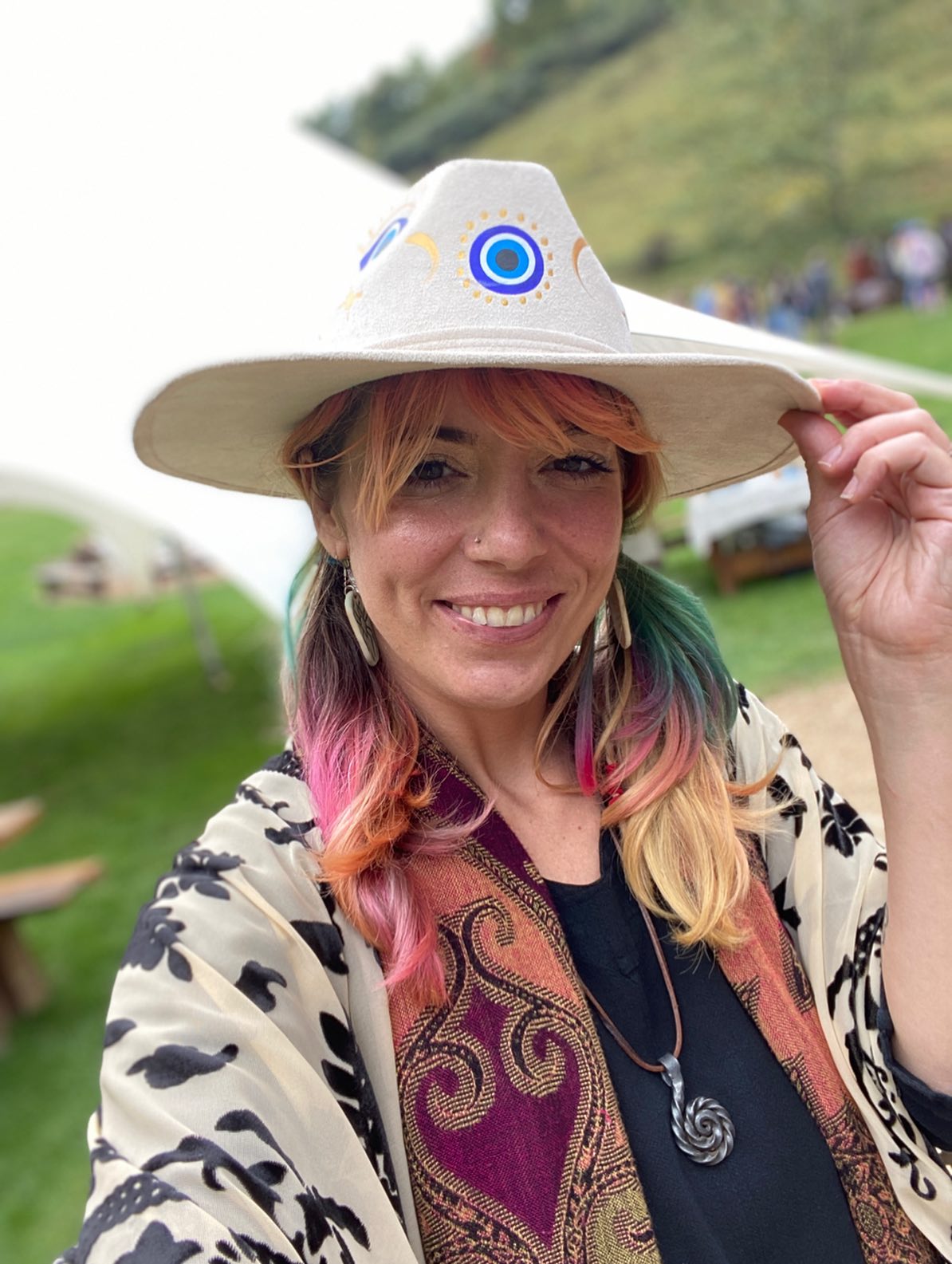 Thank you to everyone who was a part of the River of Us. This was a beautiful festival built with such intention and love. I am so grateful to have been here. Being able to be here reminds me that everything, even the things that make us feel helpless and utterly out of control, happen for a reason. We are so blessed 🧿 Breathe.🌀