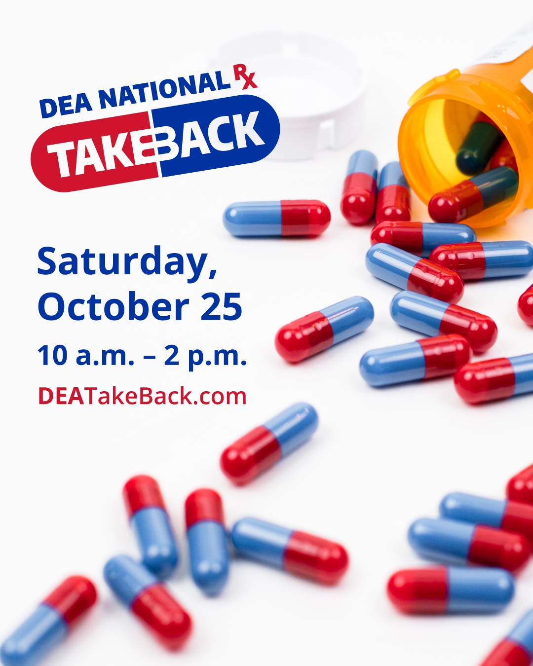 Do you have unused or expired prescription medication lying around? Bring it to our Spooktacular Fall Festival and get a FREE t-shirt!
š
Oct. 25
ā° 11 AM-1 PM
šElkton High School, 110 James St. Elkton MD
Join us for:
šTrunk or Treat
šDrug Take Back (Turn in your unused or expired medication and receive a FREE T-SHIRT!)
šResource Fair
šDemonstrations
šEmergency Vehicles
šAnd More!
#YouthPrevention #StayDrugFree #HealthyChoicesMatter #PreventionIsKey #SayNoToDrugs #LiveAboveTheInfluence #EmpowerYouth #DrugFreeGeneration #PositivePeers #YouthMakingChange #CommunityPrevention #EducateToPrevent #KnowledgeIsPower #DrugFactsMatter #PreventionThroughEducation #HighOnLifeNotOnDrugs #ChasingDreamsNotHighs #FindYourNaturalHigh