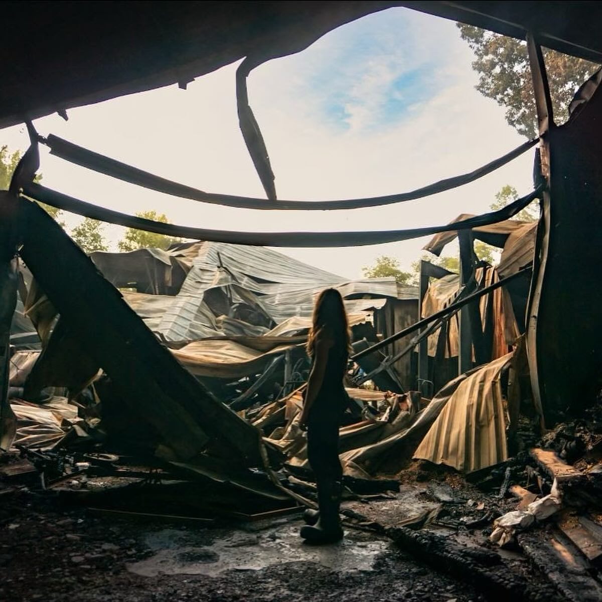 **❤️🩹GoFundMe link for fire recovery at Next Step Produce is in bio❤️🩹**We are sad to share that Next Step Produce, a family farm in southern Maryland where Russell worked for a few seasons, had a massive fire in their grain processing facility. Their milling and storage equipment, their harvest from this past year, and the seed stock they have lovingly amplified over the past decade is all gone. They are true innovators and a huge source of inspiration for what is possible to grow in the Chesapeake region. They supply our sunflower seeds, sesame seeds, and some grain, and the flavor and unique qualities of their products is special. They are a big part of why we started Motzi.
If you feel moved and are able, the link to support the GoFundMe in their honor is on our bio. Please hold Gabrielle, Heinz, and Raphaelle in the light. 📷 Photos included are of the fire damage and our happy memories at Next Step over the years, including a picture of Russell as a farmhand there in 2011. The final photo is from a Washington Post feature on Heinz in 2013 that Maya read and made an impact on her before meeting Russell a few months later and learning that he worked at that farm.