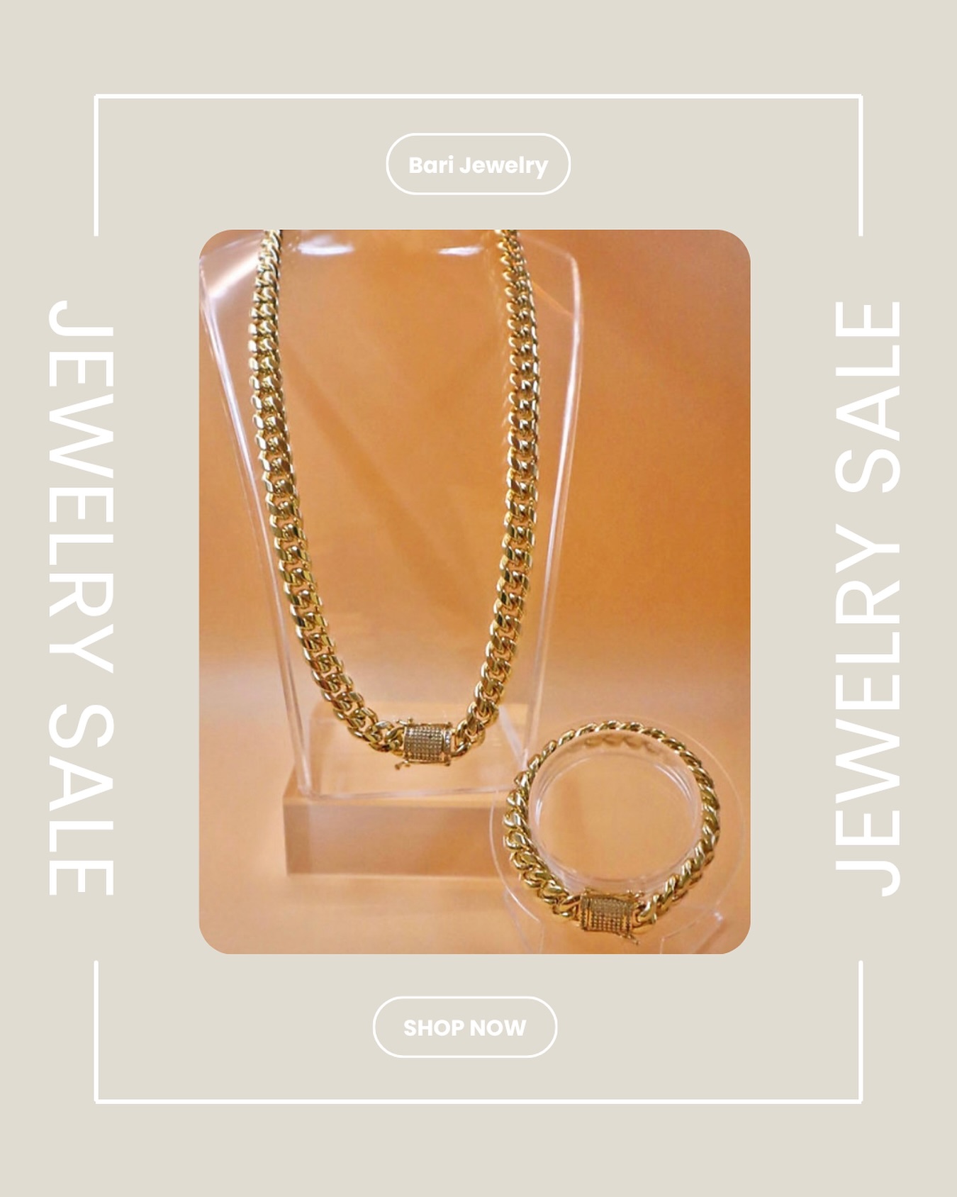 It’s official, Bari Jewelry is LIVE! 🎉
Experience timeless luxury with a modern edge.
From bold Cuban links to refined everyday pieces, our new collection is here to elevate your style. ✨#
Shop now at www.barijewelry.com 💎
#Barijewelry #JewelryLaunch #NowLive #NewCollection #LuxuryJewelry #TimelessDesign #ModernLuxury #CubanLink #GoldJewelry #StatementJewelry #WomensJewelry #14KFinish #ZirconiaJewelry #JewelrySet #ShineBright #EverydayLuxury #BoldDesign #JewelryGoals #JewelryLovers #ShopNow #JewelryStyle #MinimalLuxury #GoldAccessories #JewelryAddict #LuxuryStyle #FineJewelry #ShopBari #JewelryEssentials #JewelryObsessed