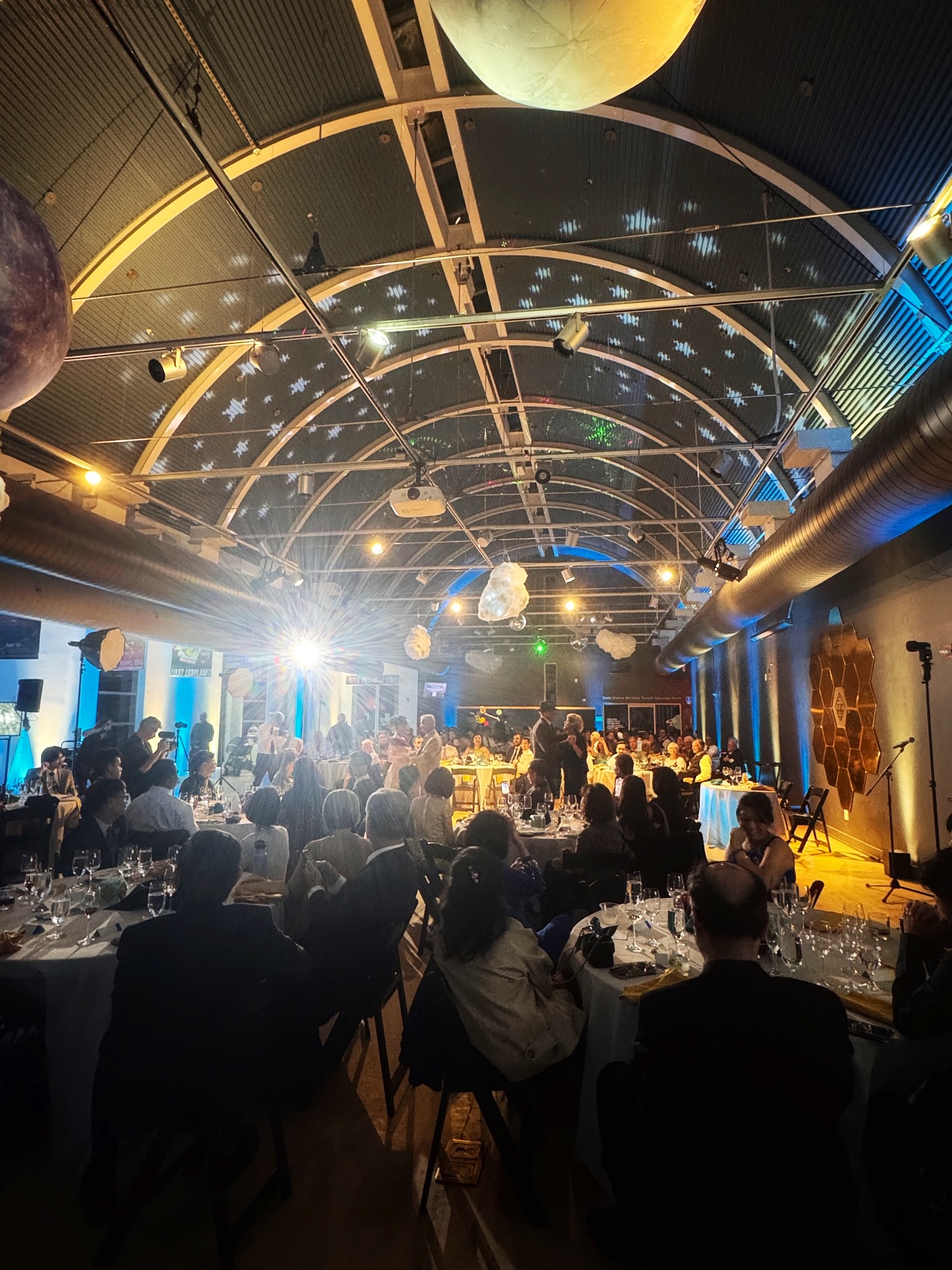 We had the honor of providing full production for our clientโs beautiful wedding at Chabot Space & Science Center. DJ/MC services, custom uplighting, gobo pattern lighting, and our signature Photo Booth experience โ
#TMEEVENTS #BayAreaWeddings #WeddingProduction #EventLighting #PhotoMeBooth #ChabotSpaceAndScience #BayAreaDJs #WeddingVibes #EventDesign