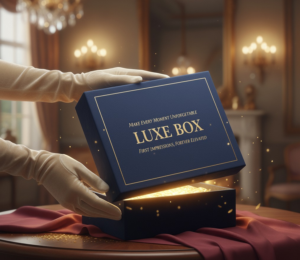 Make every moment unforgettable with our Luxe Box—gold-foiled elegance delivered in velvet-gloved perfection. First impressions, forever elevated.#LuxeBox #LuxuryPackaging #UnboxingExperience #CustomBoxes #PremiumPackaging #BrandIdentity #LuxuryBranding #PackagingDesign #LuxuryLifestyle