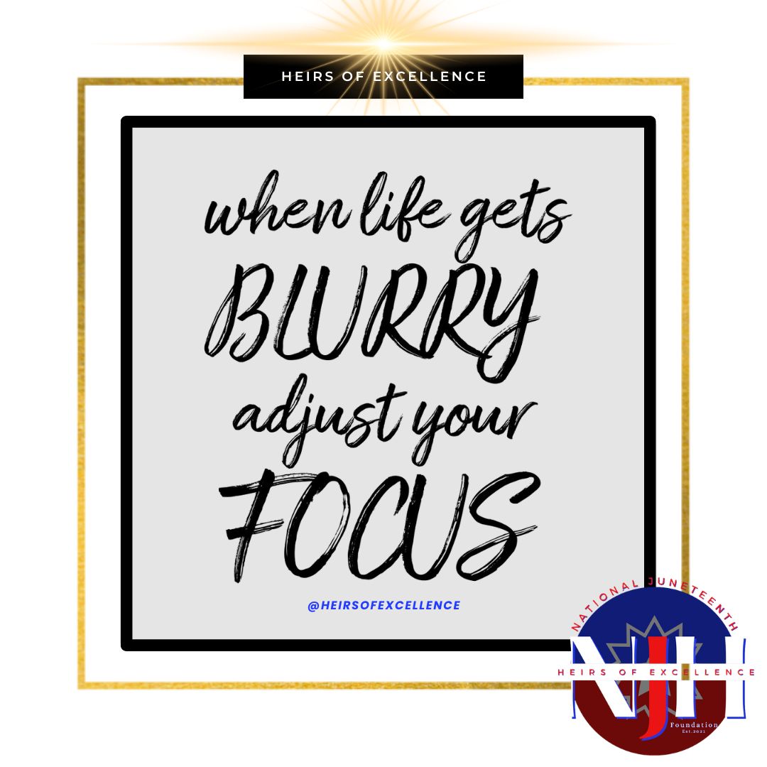 Sometimes life feels blurry. Obstacles cloud your vision, and doubts creep in. But clarity isn’t lost—it just requires focus. Shift your perspective, reset your lens, and remember why you started. Everything you need is still in view.
#HeirsOfExcellence #StayFocused #LegacyMindset