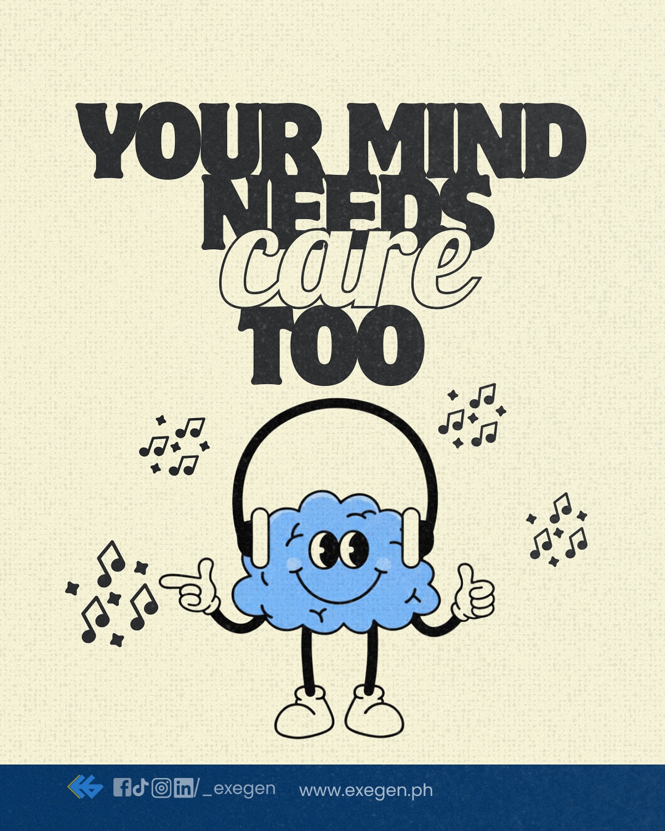 Your mind needs care too 💭
This World Mental Health Day, let’s make mental wellness part of our everyday routine — not just a once-a-year conversation.
💙 Listen more
💬 Speak kindly
☕ Care for yourself and those around you
Together, let’s create a workplace where well-being and productivity go hand in hand.
#Exegen #WeDevelopPeople #WorldMentalHealthDay 💚#WellbeingAtWork #MentalHealthMatters