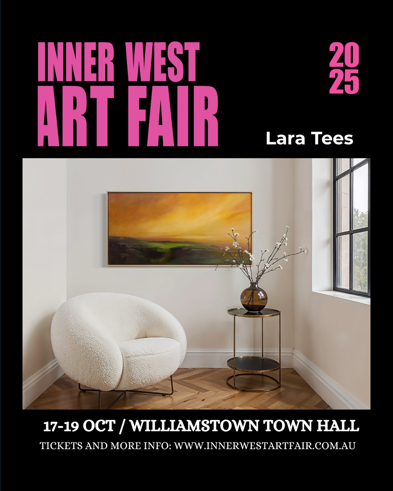 October is a busy month for me! Just 1 week to go until the Inner West Art Fair at the Williamstown Town hall from 17-19 October. All details @inner_west_art_fair 😁
And remember if you buy your tickets early, you could win a $250 voucher to spend at the show 😉
‘There’s a light on’ will be at the Fair, hope to see you there 😁❤️