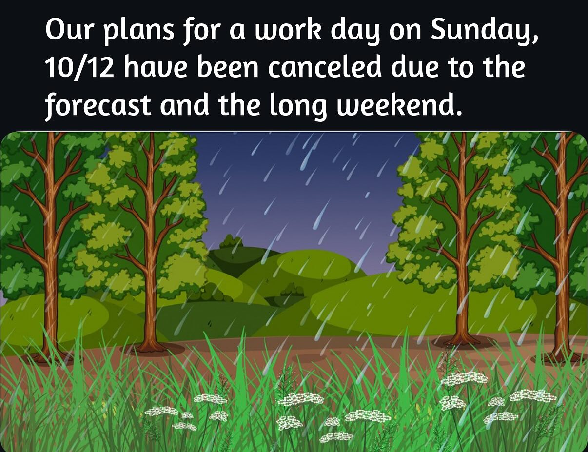 Attention friends and volunteers: we will not be hosting a work day this Sunday in the park. Hopefully we will get just the right amount of much-needed rainfall. Have a great weekend and don’t forget about Fall Fest and our haunted tour of Mill City Park NEXT WEEKEND!
#rain #smallcitybigthings