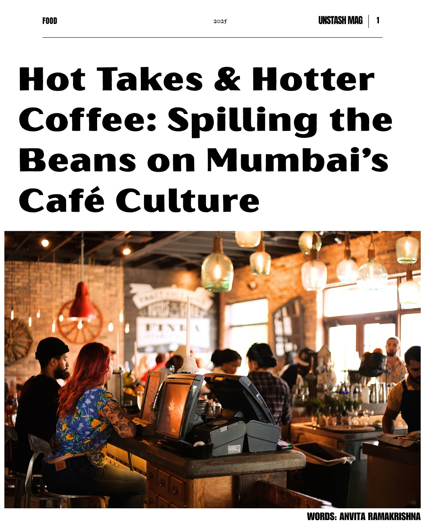 Unstashing Mumbai’s Café Culture, one coffee at a time. Every other day, there’s a new café in Mumbai, and we’ve explored some of them for you.✨☕️
✍🏼 Anvita Ramakrishna
Link in bio 🔗
#café #subkocoffee #mokai #ettara #blondie #matcha #coffee #bandra