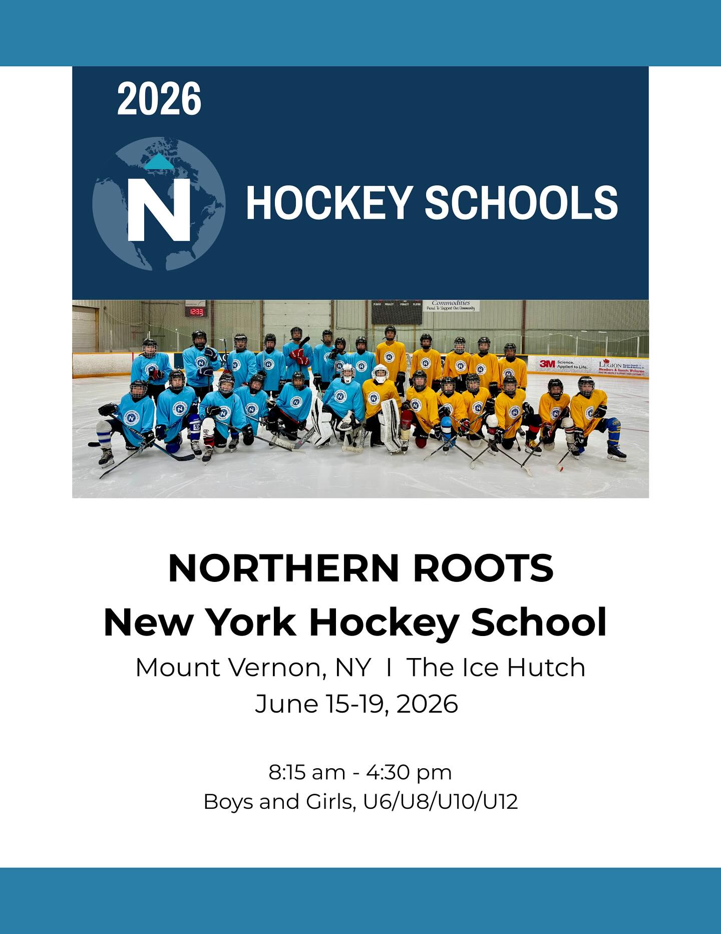 🏒NYC Hockey School 2026 – Registration Now Open!
We’re heading back to the Ice Hutch in Mount Vernon, NY, for another unforgettable week of hockey, effort, and heart.
📅 June 15–19, 2026
📍 Ice Hutch – Mount Vernon, NY
🕗 8:15 AM–4:30 PM
👧👦 Boys & Girls | U6–U12
💰 $750 Early Bird (until Oct 31, 2025) | $850 Regular | $650 Goalies
🚌 Bus transportation from UES included
Led by an elite coaching team:
🏒 Boe Leslie – Former Division I Player (Union College) & 8-year European Professional
🏒 Frank Effinger – Former NHL Pro Scout (Phoenix Coyotes)
🏒 Viliam Pala – Slovakian Junior Program
Two on-ice sessions + two off-ice sessions daily = one epic week of growth and grit.
Spots go fast — secure yours today!
https://mailchi.mp/northern-roots/nyc-hockey-school-2026
#NorthernRootsHockey #NYCHockey #YouthHockey #TrainWithThePros #HockeyDevelopment #playwithpurpose