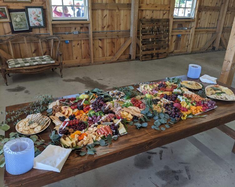 These DIY flat lay disposable charcuterie boxes have been flying off the shelf! Just tell us how many people, where and when, and we deliver the perfect setup for your event you can do without the added expense of having our team setup and teardown! It was the perfect option for this adorable barn wedding in Morris. ๐พ๐ง๐ชต
#weddingcharcuterie #flatlaycharcuterie #disposablecharcuterie #charcuteriecatering #naperville #napervillecaterer #napervillecatering #boxcharcuterie #easycharcuterie