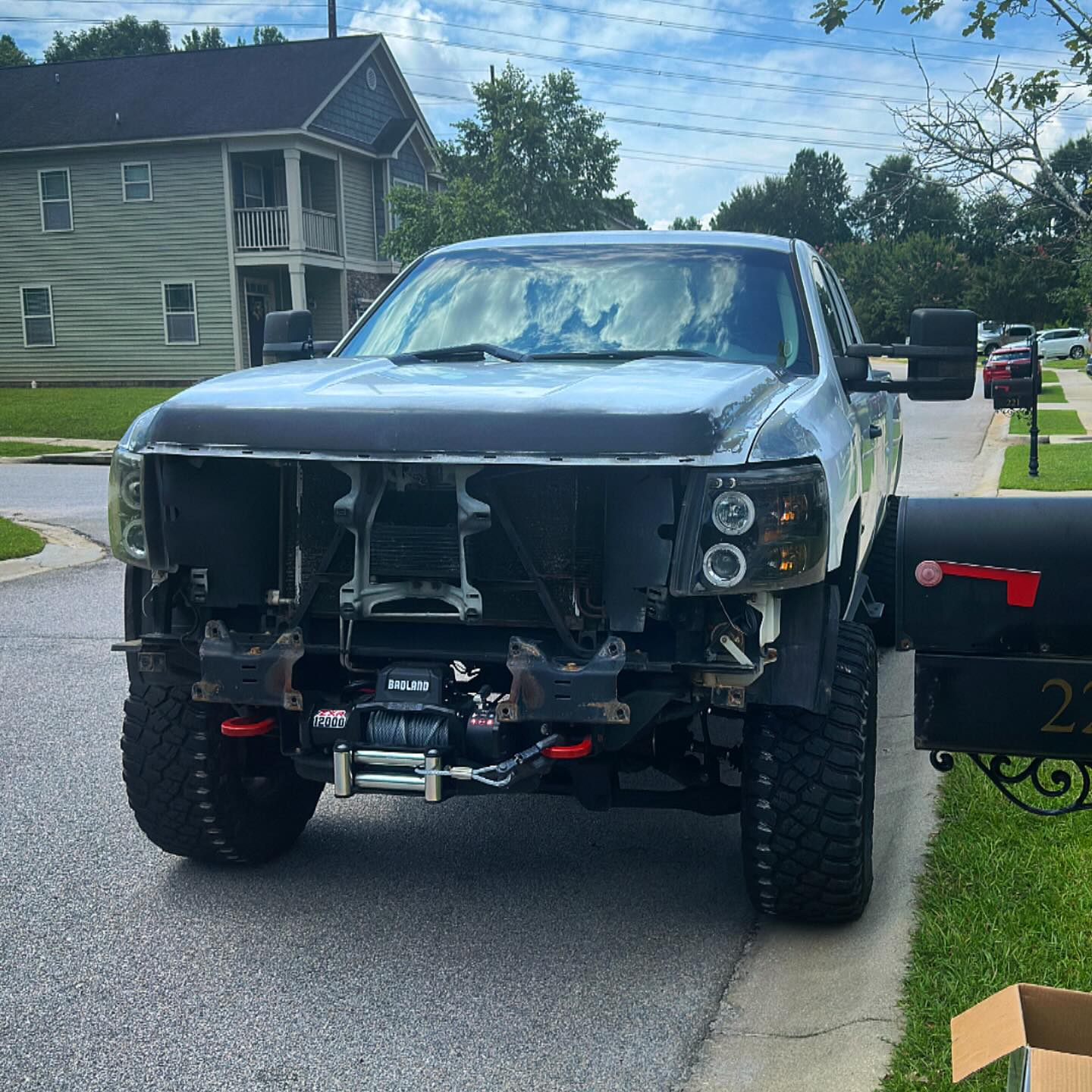 The neighbors probably HATED my truck for the few days of paint prep 😂