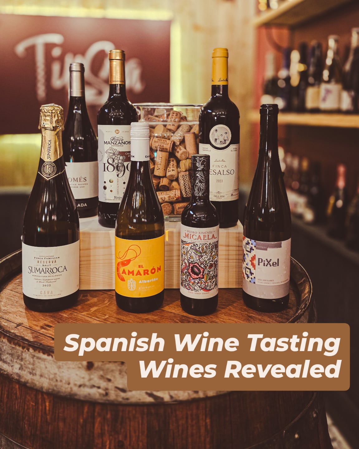 7 Awesome wines for this Fridays Spanish Wine Evening. Tickets still available, so book online at www.tipseawines.com #winetasting🍷 #wineevents #whitbyguide #winelovers🍷