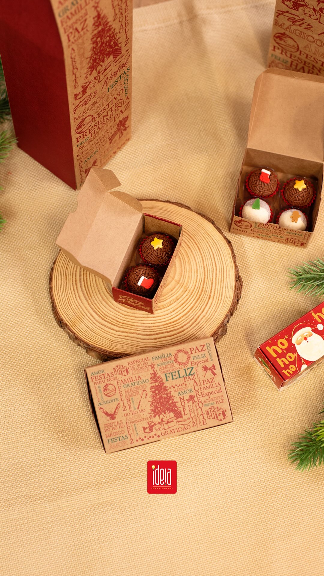 Uma forma mais econômica de agregar valor aos seus produtos! ❤️🎄
💡A embalagem para 2 doces da Ideia são perfeitas para os seus docinhos! 
#ideiaembalagens #natalcomideia #natalessencia