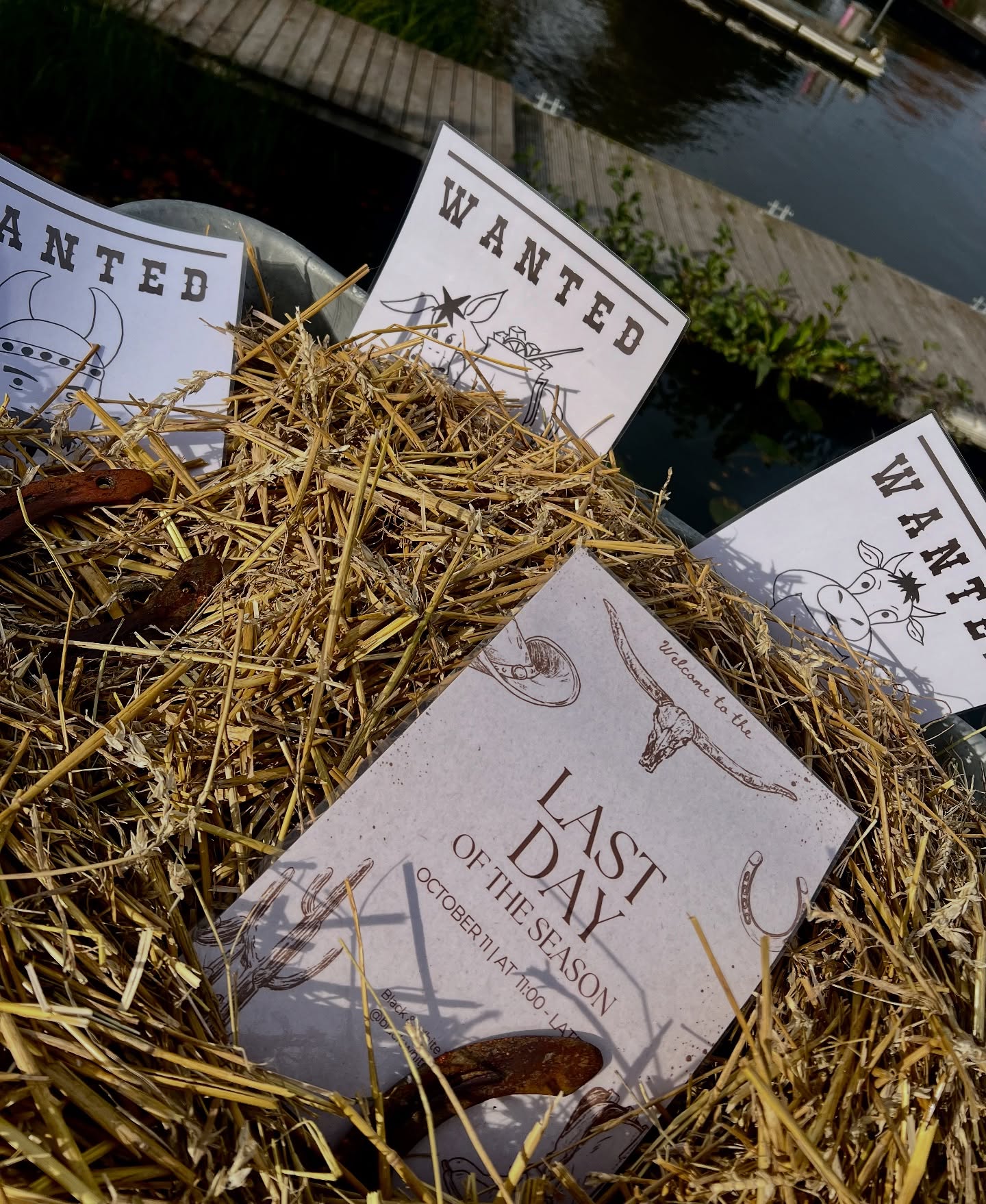 Snart öppnar vi våra dörrar för sista dagen av säsongen…yeehaw!