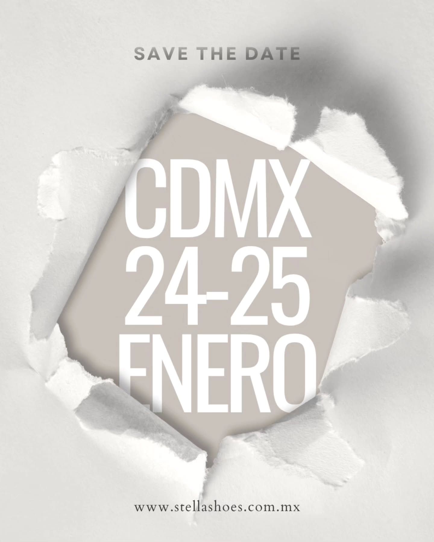 💍 ¡Stella Shoes regresa a CDMX!
Vive la experiencia de diseñar tus zapatos de novia en nuestras citas personalizadas.
🗓️ 24 y 25 de enero 2026
📍 Polanco, CDMX
🌐 Reserva directamente en www.stellashoes.com.mx
✨ Cupos limitados. ¡Tu par soñado te espera!
#StellaShoes #ZapatosDeNovia #CDMX #BrideToBe #Polanco #ZapatosPersonalizados #NoviasMéxico