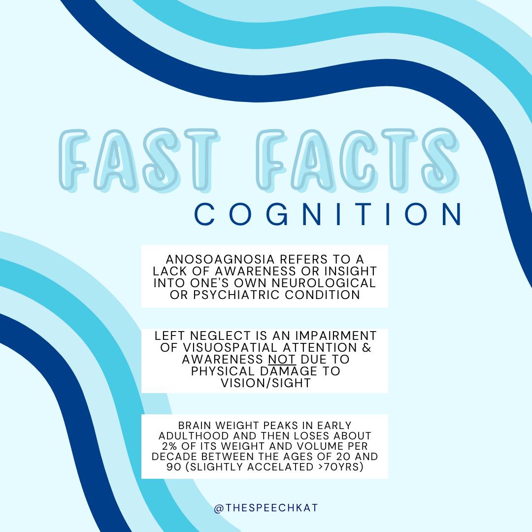 THINK QUICK! Sharing 3 facts related to cognition 🧠 Anyone else starting to feel the winter blues creeping in. This Nor'easter on the east coast felt like the start of it #medslp #medicalslp #medicalslps #speechpathology #speechlanguagepathologist #speech #medicalspeechpathology #speechtherapy #slpgrad #slpcf #slpclinicalfellow #slpcfy #slp2b #medslp2b #slp