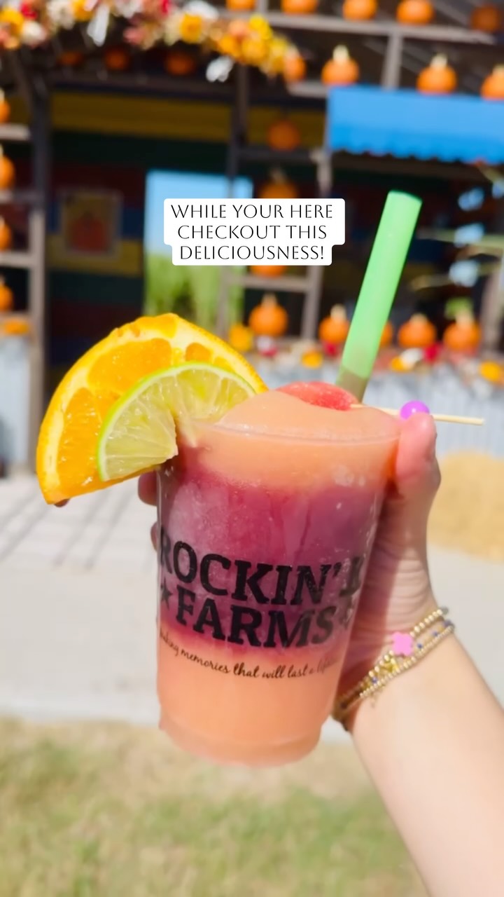 When you’re getting a little hungry here at Rockin’ K, you won’t be disappointed! 😉 There are so many delicious options to choose from, so come hungry! 🍟🍦🎃