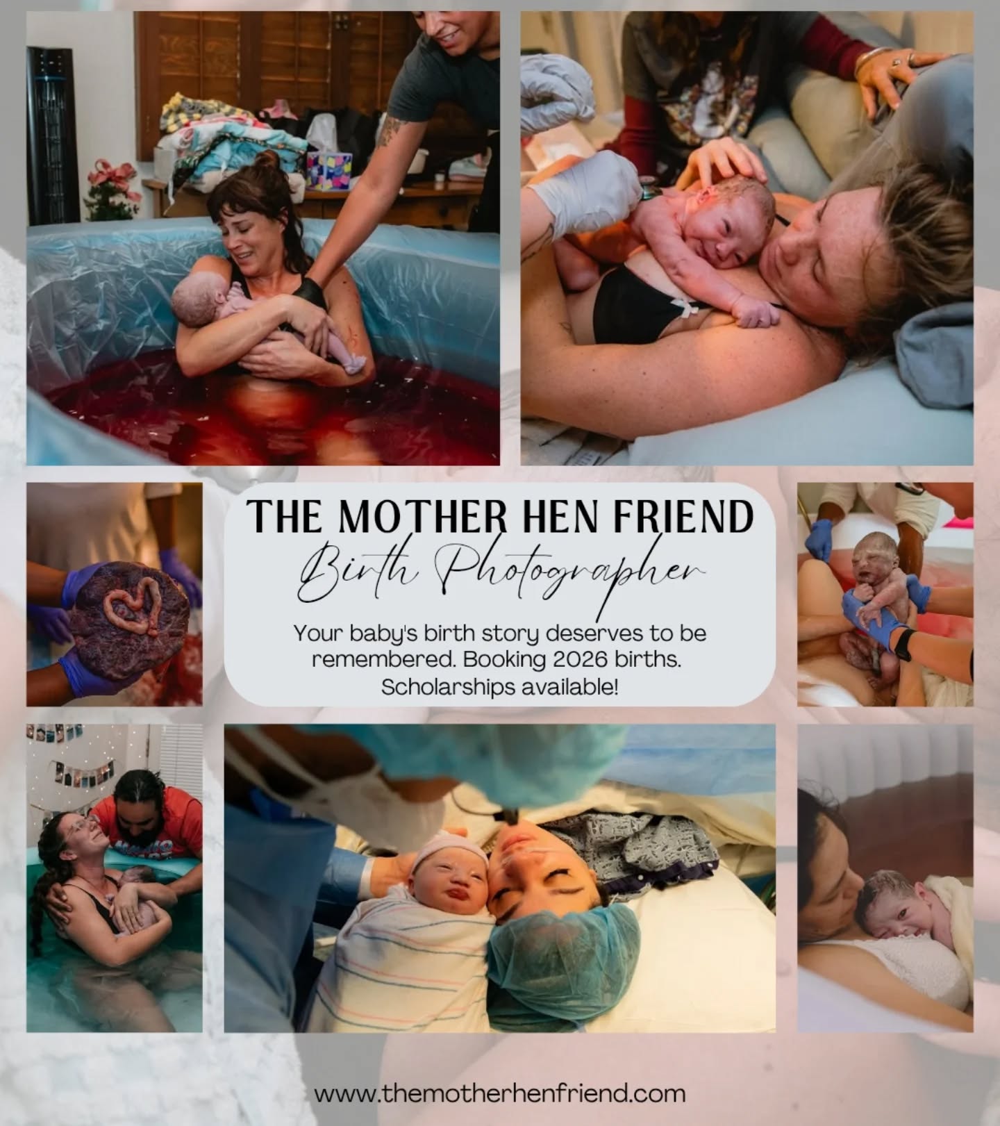 Your baby’s birth day is one of the most powerful and sacred moments you’ll ever experience. My role is to quietly honor it; capturing the real, raw, and beautiful moments that unfold as your story is written.
I’ve been documenting birth stories for five years and believe that everyone deserves access to having these moments captured. For families with financial limitations, I offer quarterly birth photography scholarships to help make this possible.
I’m now booking 2026 births in the Phoenix area and surrounding cities. If you’re planning to welcome your baby next year and want these once in a lifetime memories preserved with care, I’d love to connect.
Message me or visit my website to learn more about birth photography with The Mother Hen Friend.
#Arizonabirthphotographer #Phoenixbirthphotographer #AZbirthphotographer #Arizonabirth #Phoenixbirth #WestValleybirthphotographer #Arizonamoms #Arizonaparents #AZdoula #Phoenixdoula #AZmomtobe #pregnantinArizona #duein2026 #birthphotography #birthphotographer #birthstory #sacredbirth #empoweredbirth #birthisbeautiful #birthwithoutfear #birthandbeyond #honoringbirthstories #holdingspaceforbirth #birththroughmylens #TheMotherHenFriend #documenttourbirth #realbirthmoments