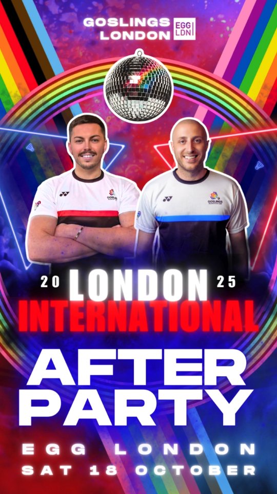 After the ceiling collapse at the original venue, we've found a new spot for the After Party - EGG LDN!
It's near Kings Cross and Caledonian Road stations. Check out the updated London International Info pack and see you there!
šš„³