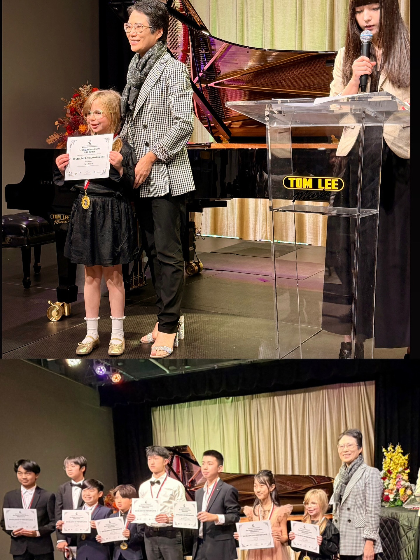 After six months of anticipation, my student Clara was chosen from many to perform at the Chopin Concert Series award ceremony at Tom Lee Music. At just seven, she’s already playing Chopin and winning gold medals. Quite the beginning! 🤩👌🏻🎹