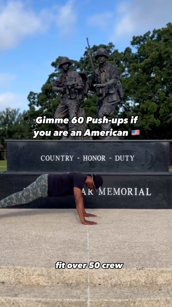 Country - Honor - Duty 🫡🇺🇸
#fitness #gymmotivation #pushupchallenge #pushups #fitover50 #fitdad #american #duty #honor #rockybonefitness #reels