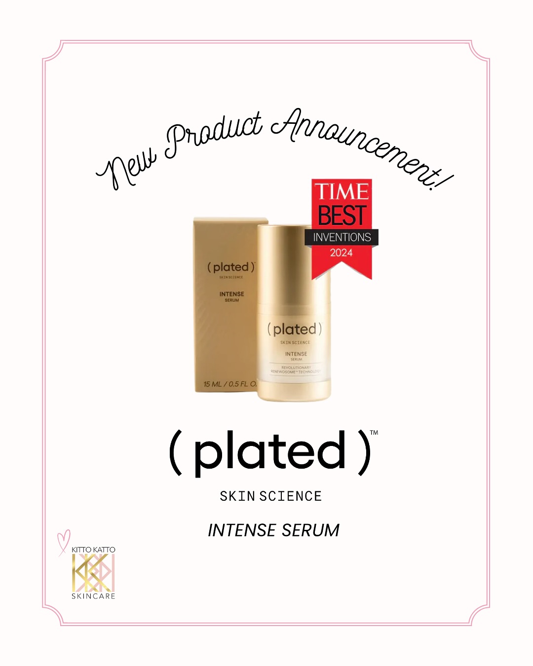 The #1 serum has made its way to KK! 💛
Introducing @platedskinscience INTENSE SERUM - this serum combats signs of aging & damage with the concentrated power of over 1+ TRILLION platelet-derived exosomes in each bottle
Clinically proven to:
- Reduce the look of fine lines and wrinkles
- Even the appearance of dark spots and redness
- Enhance luminosity and glow
- For all skin types
DM us for more info! Available in store and online
#plated #skincare #denverskincare #denverskin #glowyskincare #denvermedspa #denverfacial #facial #platedskinscience