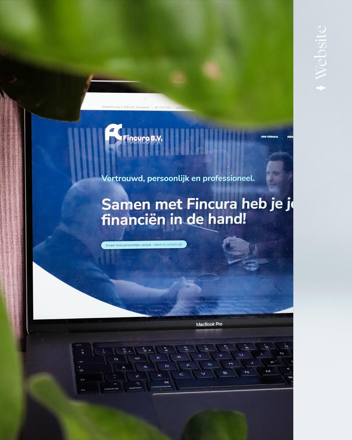Ook deze mooie opdracht onlangs mogen afronden! In nauw contact met de klant heb ik de bedrijfsnaam, website en huisstijl voor Fincura B.V. mogen ontwerpen.
De financiële sector vraagt een totaal eigen uitstraling. Voor Fincura B.V. lag de focus op vertrouwen en persoonlijke, professionele aandacht.
Een overzichtelijke website met persoonlijke touch!
Neem een kijkje via:
www.fincura-administratie.nl