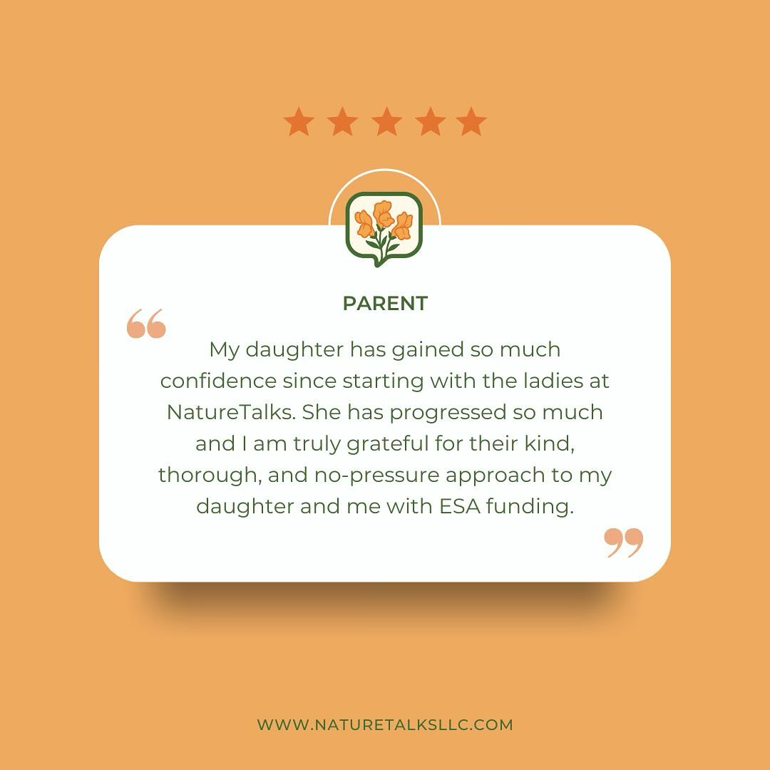 Reviews like this just fill our hearts with so much joy. We thrive off of our family-centered approach and are honored to be trusted to support our clients’ communication needs. Thank you!!
#speechlanguagepathologist #speechtherapy #teletherapyslp #slp