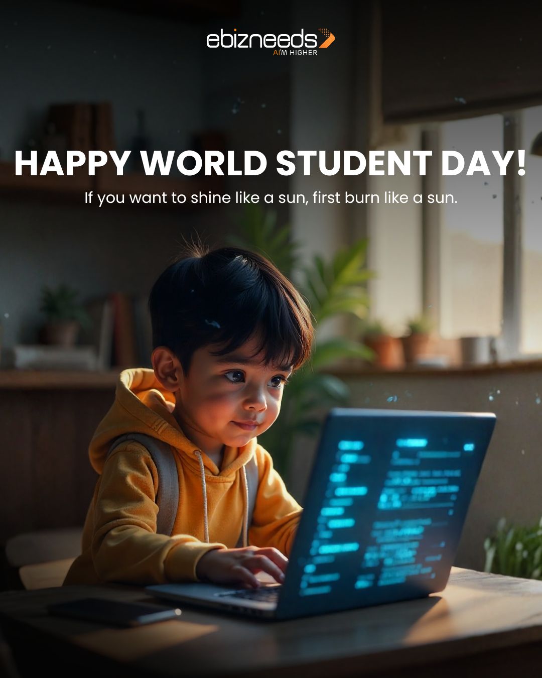 Learning gives creativity, creativity leads to thinking, thinking provides knowledge, and knowledge makes you great.’ – Dr. A.P.J. Abdul Kalam
On this World Students’ Day, eBizneeds celebrates the learners and innovators who keep this cycle alive.
#WorldStudentsDay #eBizneeds #APJAbdulKalam #LearnInnovateInspire