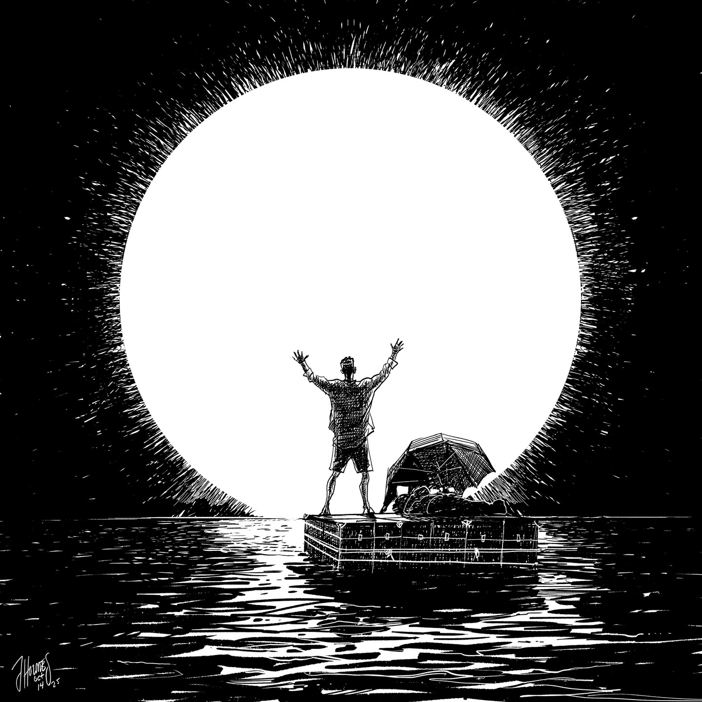 INKTOBER DAY 14: TRUNK.
The life-saving deluxe steamer trunks in Joe Versus the Volcano.
"May you live a thousand years, sir."
@inktober #inktober #inktober2025 #trunk #joevsthevolcano #tomhanks #movieart #drawing #illustration #artistsoninstagram #inkart #blackandwhite #sketch #johnholmes #johnrholmes