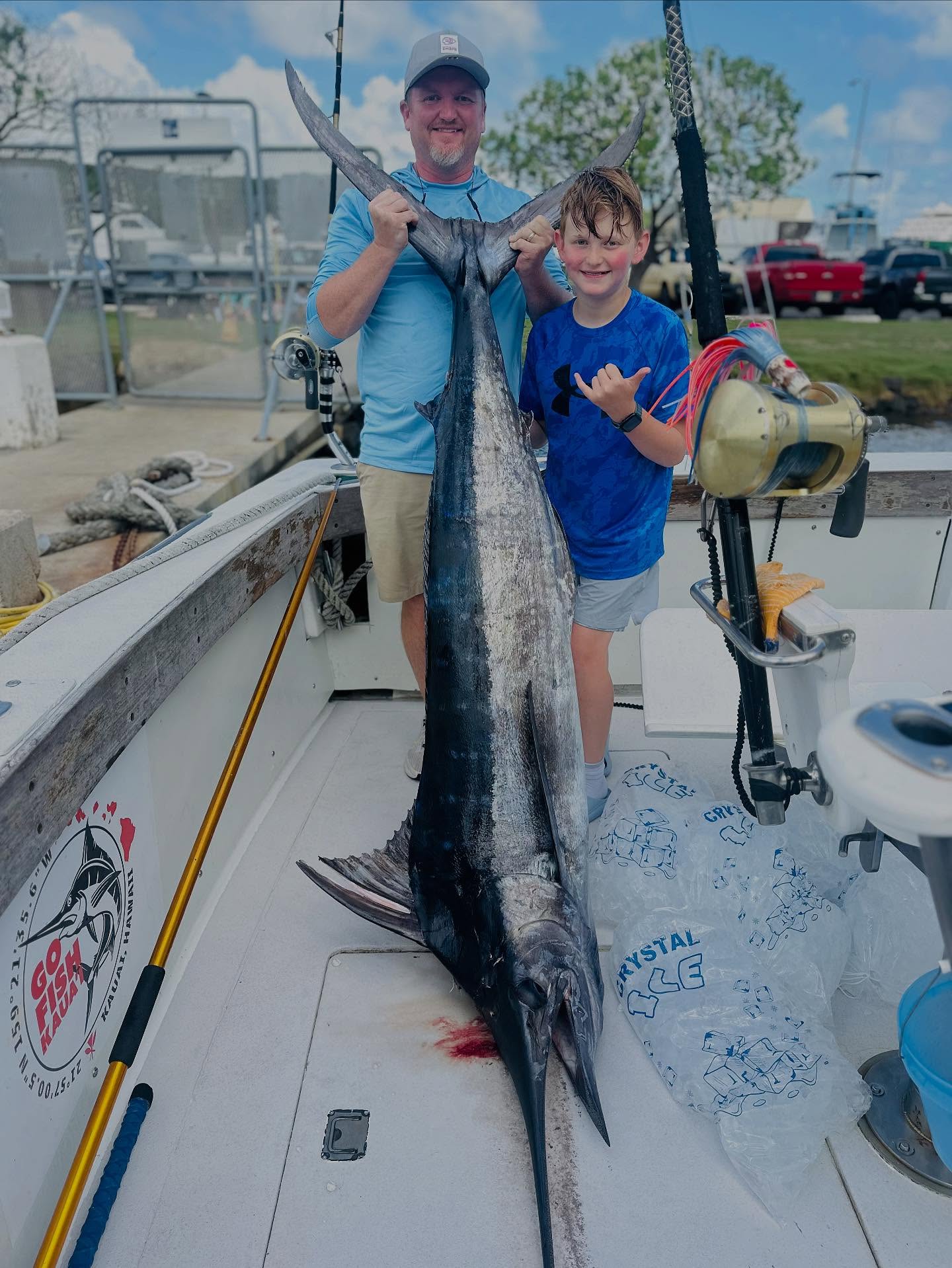 Some moments last a lifetime — like catching your first marlin with Dad 🎣
Make your lifelong memories now with Go Fish Kauai!
📞 Call or text to book: (808) 652-4556
📧 Email: Gina@GoFishKauai.com
• • •
#GoFishKauai #MarlinMadness #FamilyFishing #FatherAndSon #KauaiFishing #HawaiiAdventures #DeepSeaFishing #BucketListCatch #FishingLife #KauaiCharters #OffshoreFishing #TightLines #Shimano #Yozuri #NomadTackle #FishingHawaii #OceanAdventures #CatchOfTheDay #GoFish #MakingMemories #hawaiilife
