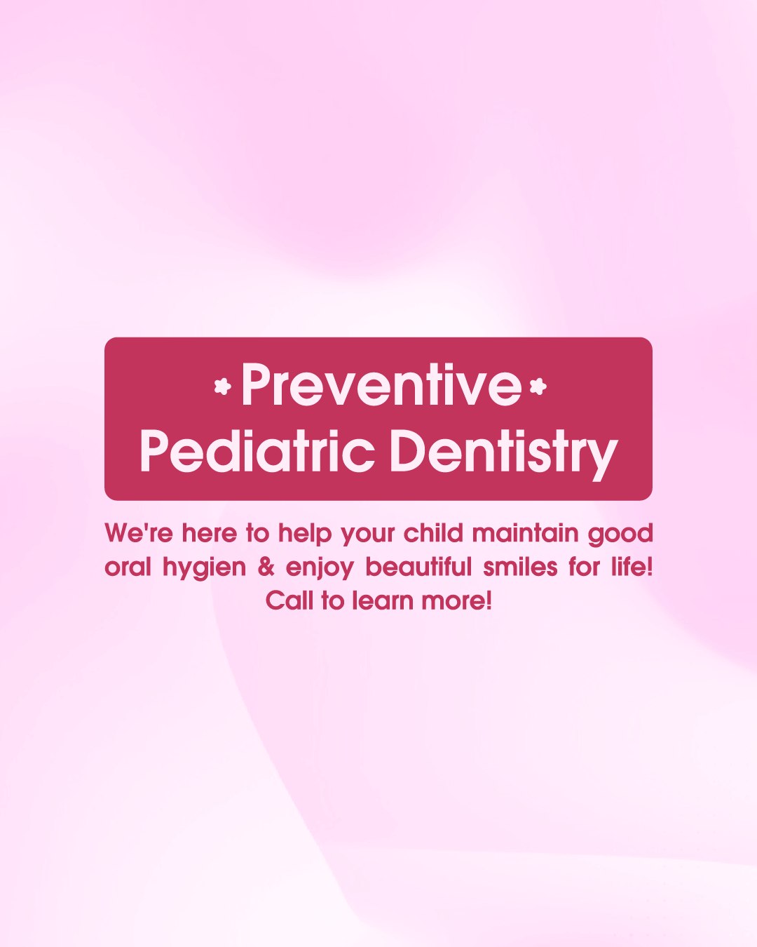 Preventive Pediatric Dentistry ✨
Helping kids maintain healthy smiles for life! Call today to learn more about our gentle, family-friendly care 💖
🌟 BOOK NOW 🌟
💻 www.thepediatricdentalgroup.com
#pediatricdentistry #massachusetts #invisalign