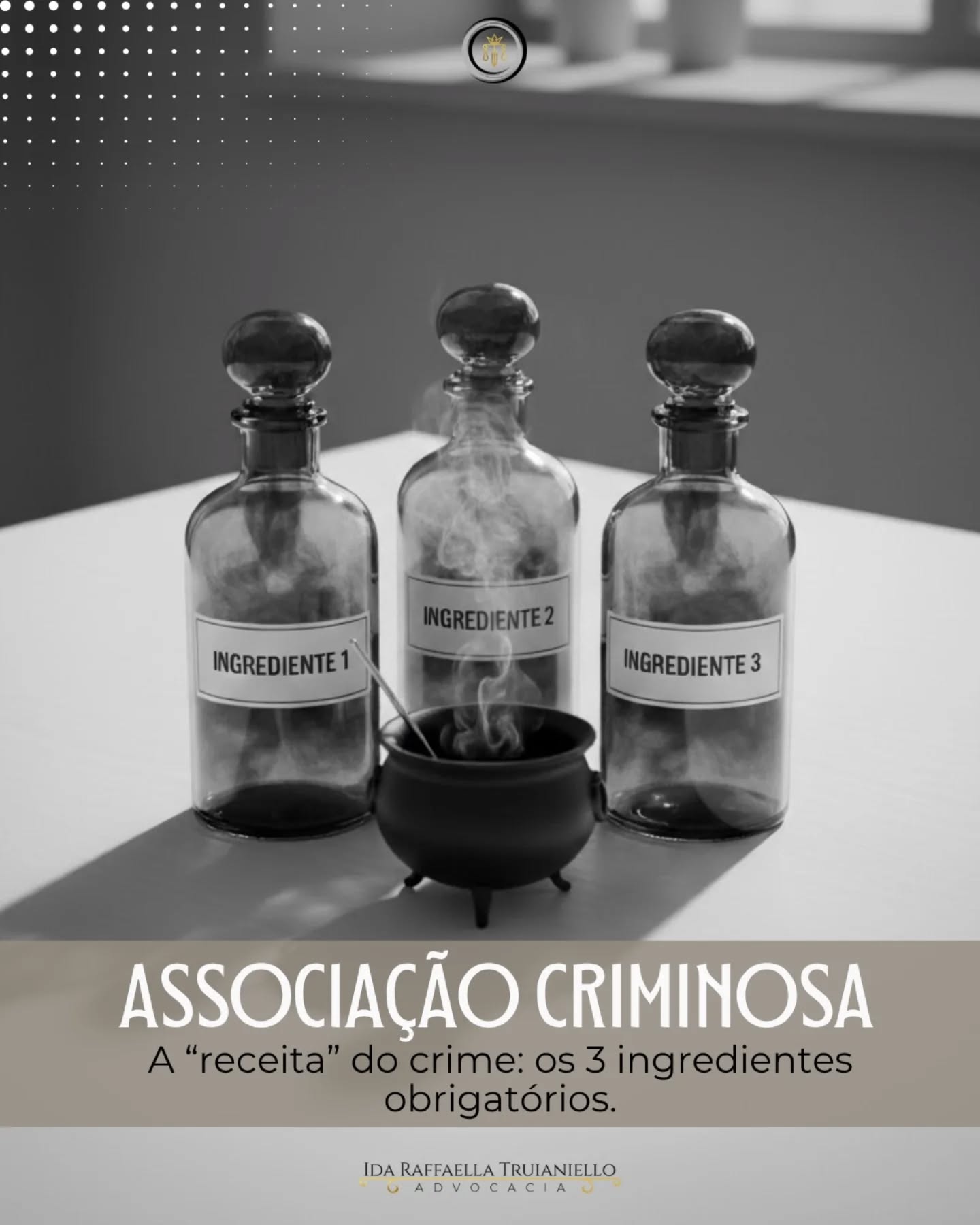 Art. 288 do Código Penal: Associarem-se 3 (três) ou mais pessoas, para o fim específico de cometer crimes. ⠀
Parece simples, né? Mas é aqui que a "briga" boa no processo começa e é onde muita gente é acusada e condenada injustamente. ⠀⠀⠀⠀⠀⠀⠀⠀⠀
O crime de Associação Criminosa é como uma "receita de bolo". Para a acusação ser válida, o Ministério Público é OBRIGADO a provar que os 3 "ingredientes" estavam na mesa. Vamos a eles:
1️⃣ Três ou mais pessoas: Isso é o básico. Duas pessoas juntas, por mais que cometam um crime, não formam uma associação criminosa pela lei.
2️⃣ Finalidade de Cometer Crimes: O objetivo do grupo tem que ser, desde o início, o de praticar crimes. Um grupo de amigos que, num momento de bobeira, comete um delito, não é uma associação criminosa. A intenção prévia de se unir para o crime também conta. ⠀⠀⠀⠀⠀⠀⠀⠀
3️⃣ Vínculo Estável e Permanente (O Segredo da Receita!): Este é o ingrediente que a lei não diz com todas as letras, mas que os Tribunais Superiores exigem! O MP precisa provar que o grupo tinha um vínculo duradouro, como uma "empresa do crime", com uma "união estável" para cometer vários crimes de forma repetida. Sem essa estabilidade e permanência não há Associação Criminosa.
Faltou UM ingrediente? A receita desanda! Se o Ministério Público não conseguir provar, com clareza, a existência de TODOS OS TRÊS "INGREDIENTES", temos o caminho de uma absolvição.
⠀⠀⠀⠀⠀⠀⠀
Para análise de uma situação específica, a consulta com um advogado é indispensável. Se desejar falar comigo, clique no link da bio.
#associacaocriminosa #direitopenal #codigopenal #advocaciacriminal #draraffa #onusdaprova #absolvicao #stj #stf #curitiba #pinhais #paraná