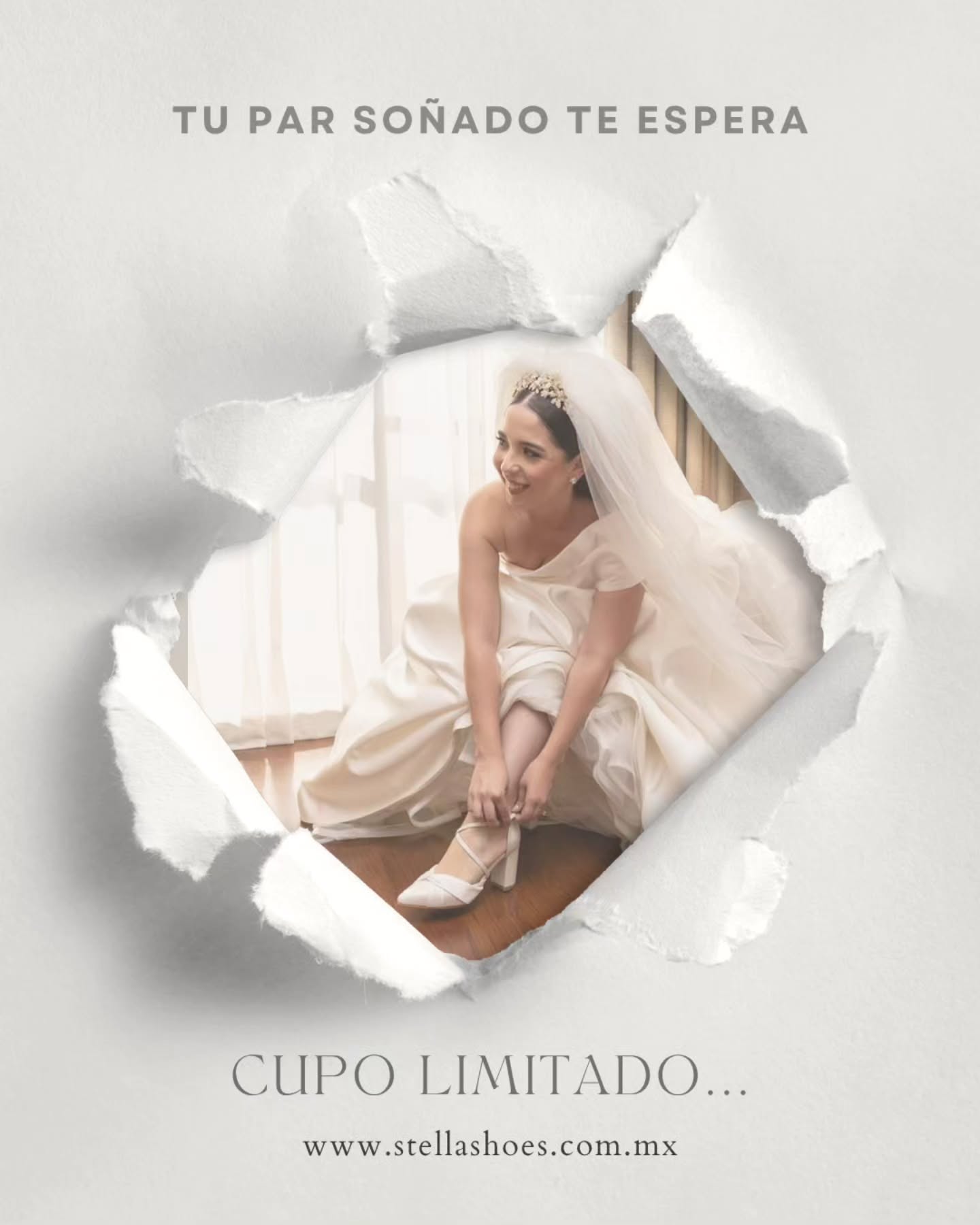 💍 ¡Stella Shoes regresa a CDMX!
Vive la experiencia de diseñar tus zapatos de novia en nuestras citas personalizadas.
🗓️ 24 y 25 de enero 2026
📍 Polanco, CDMX
🌐 Reserva directamente en www.stellashoes.com.mx
✨ Cupos limitados. ¡Tu par soñado te espera!
#StellaShoes #ZapatosDeNovia #CDMX #BrideToBe #Polanco #ZapatosPersonalizados #NoviasMéxico