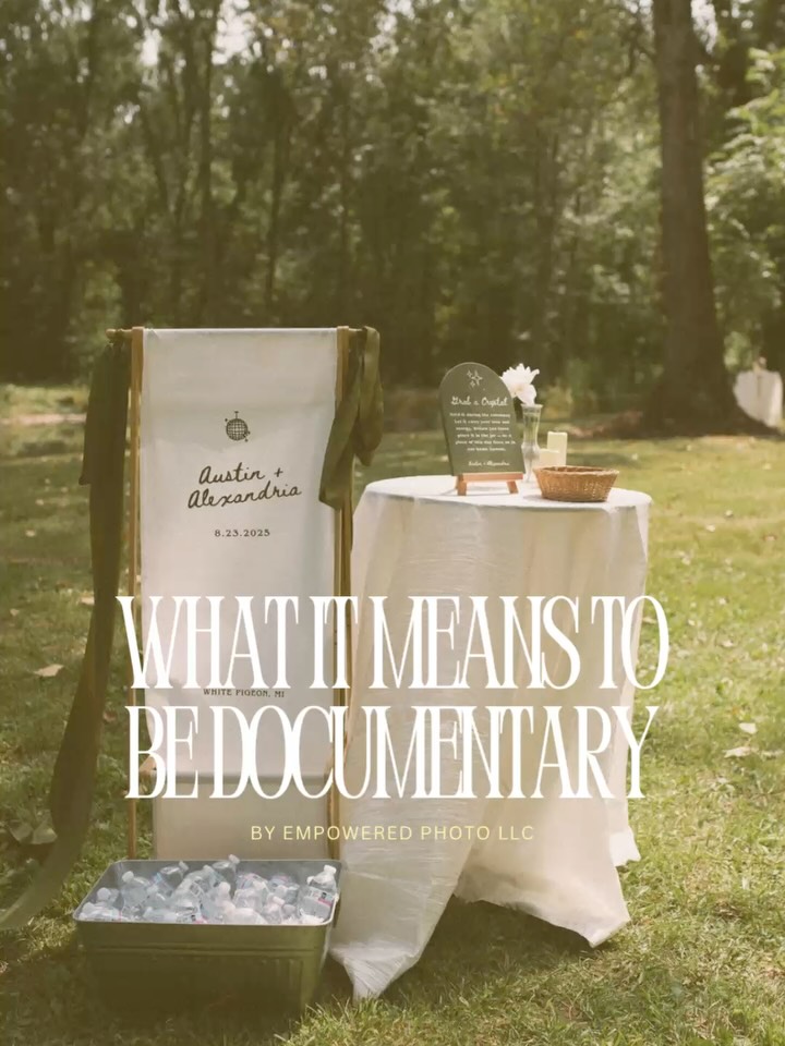 When I sit down with my couples before their wedding, I always tell them the same thing… my goal isn’t just to check off a list of photos. It’s to see their day as it unfolds — the in-between glances, the tear-filled hugs, the laughter echoing from across the room.
The moments they might not even realize are happening.
The ones that tell the story of their day in its entirety.
That’s the heartbeat of documentary photography.
That’s storytelling.
That’s what I want you to treasure forever — the honest, unposed, beautifully imperfect rhythm of your day.
✨ Your story, exactly as it happened.
—
keywords: documentary wedding photographer, storytelling wedding photos, authentic wedding moments, cinematic wedding photography, Grand Rapids wedding photographer, Michigan weddings
Amazing second shooter: @kathryns_klicks
