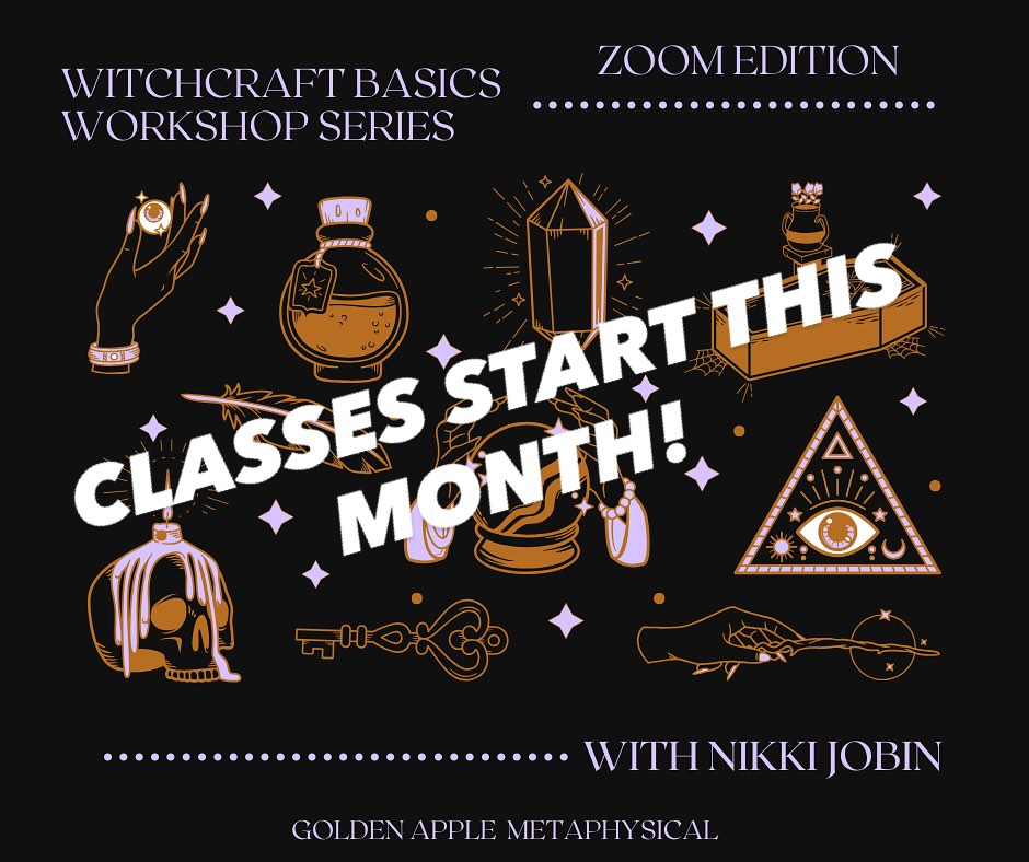 New to your path? In search of a refresher course in the craft? Join presenter Nikki Jobin on October 30 for a night of community building & witchcraft. Tix link in the bio. #witchesofinstageam #witcheducation #witchyworkshop #witchlife #bayareawitches #witchcraftbasicsseries #witchcraft101