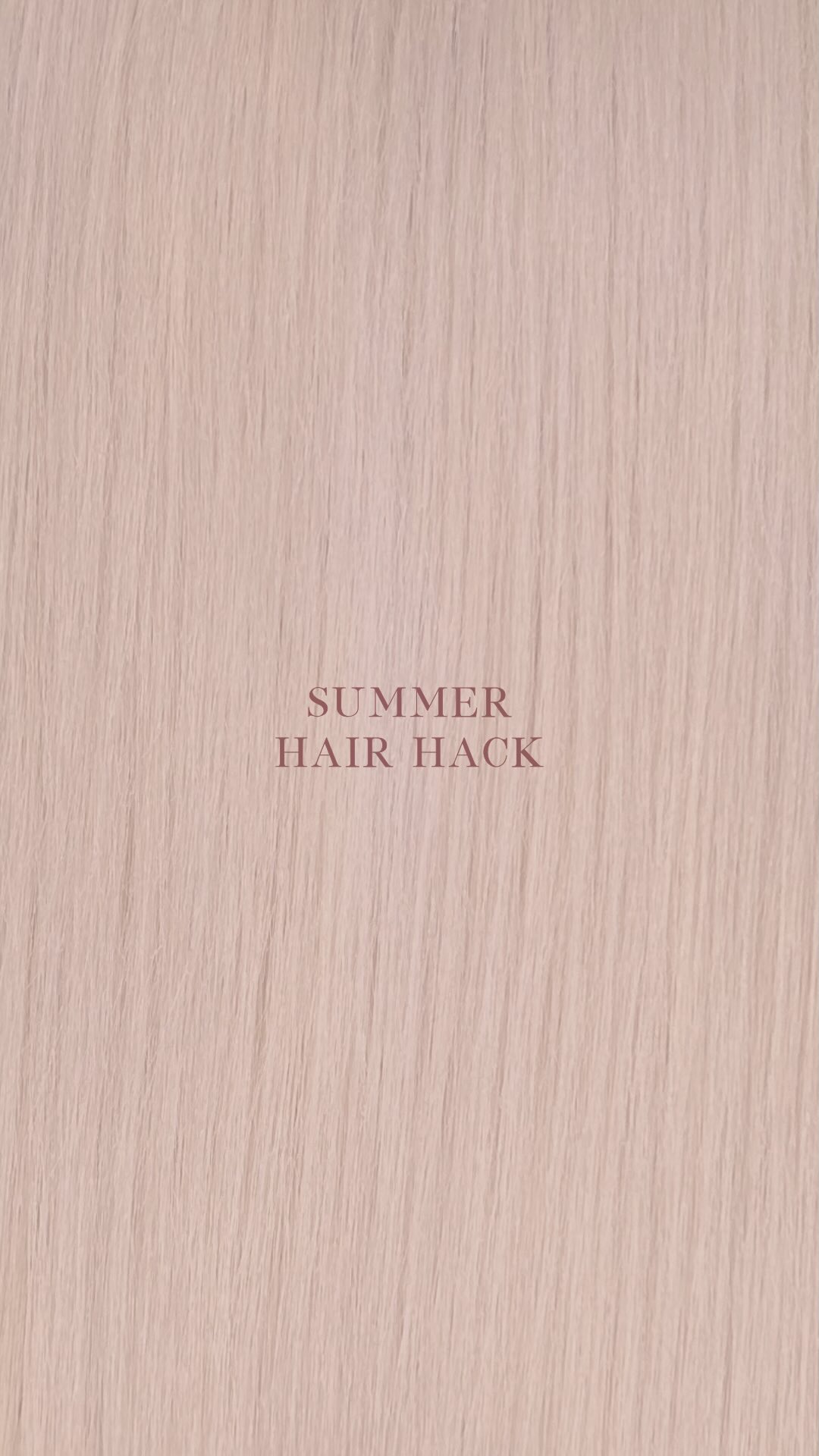 SASH: Your ultimate summer hair hack! ☀️
No more spending hours blow-drying and styling after a day at the pool or beach. With SASH, all you need is a quick wash, a fast blow dry and you’re ready to go.
Enjoy your summer without worrying about frizz, heat damage or keeping your hair dry, make every moment effortless and carefree!
Book your appointment today 🤍