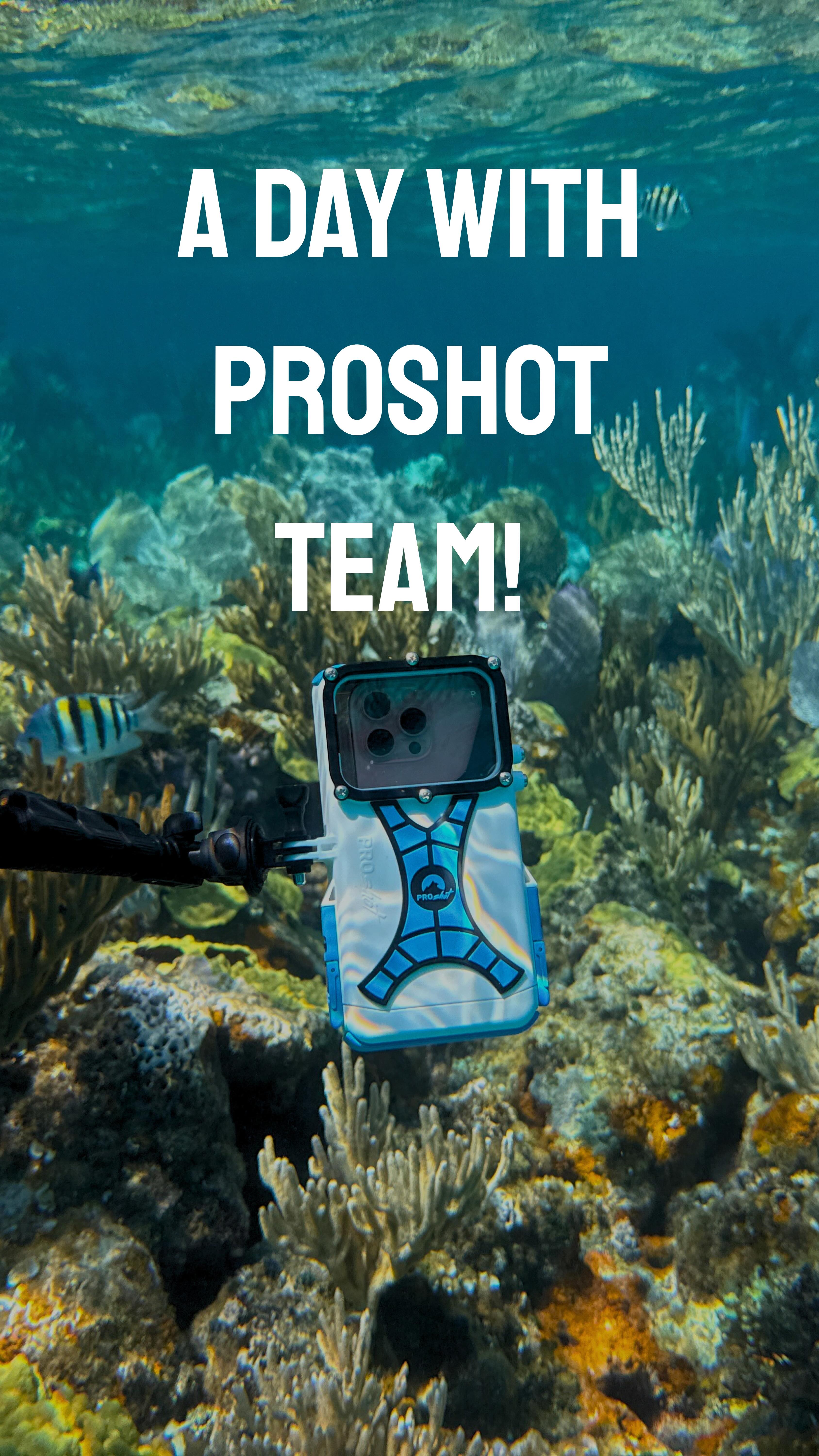 Behind every launch, there’s a little chaos, a lot of teamwork, and moments like this — Sophie deep in a Slack call with the team, Andrew waiting (and laughing) behind the camera, and the ProShotTouchCase proving its worth in real time. This is how we build together — love, adventure, and a team that never stops creating. ❤️📱✨#ProShotCase #ProShotTouchCase #underwaterphotography #snorkeling #ScubaVibes