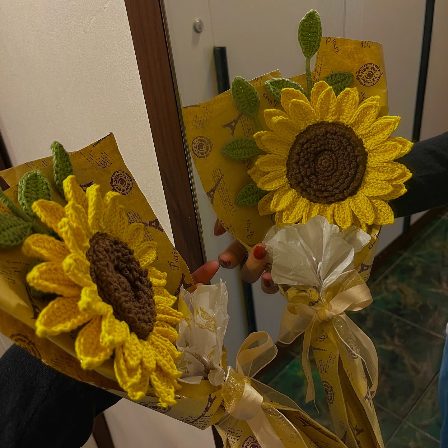 Bright like a sun #sunflower #crochet